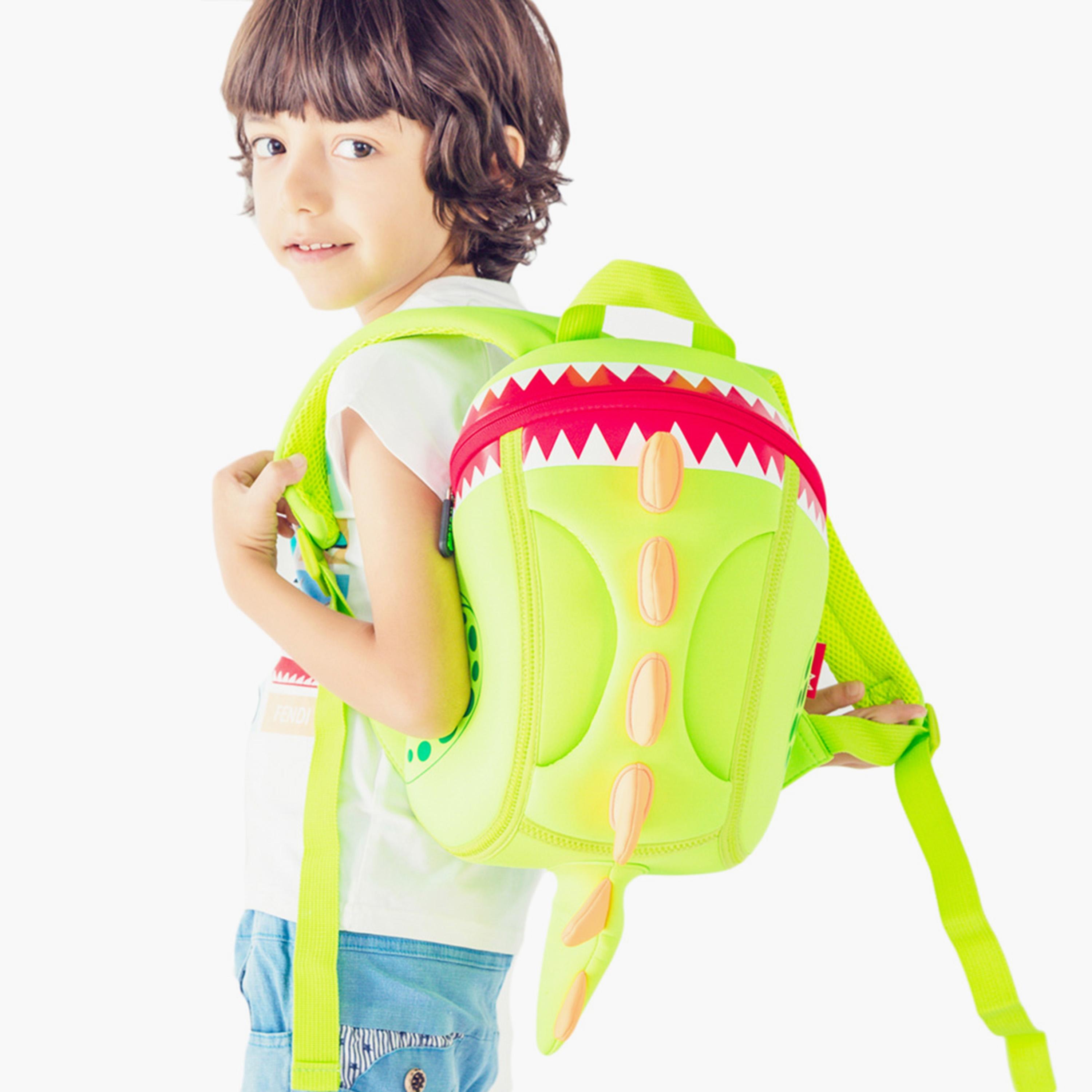 Nohoo Jungle Backpack, Dinosaur, Green-school-bagsandbackpacks-backpacks-image-5