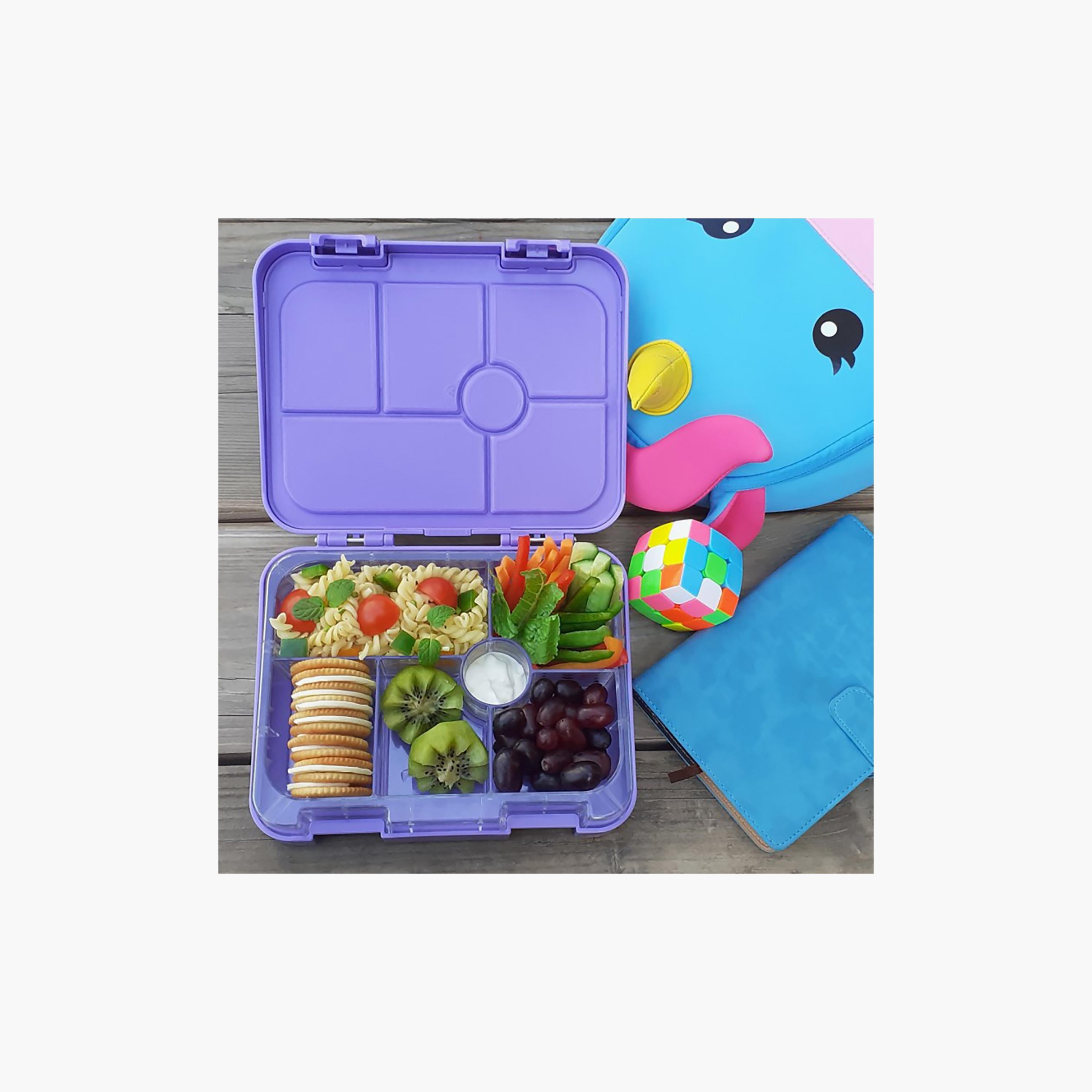 Eazy Kids Unicorn Bento Lunch Box with Lunch Bag-school-lunchessentials-lunchboxes-image-2