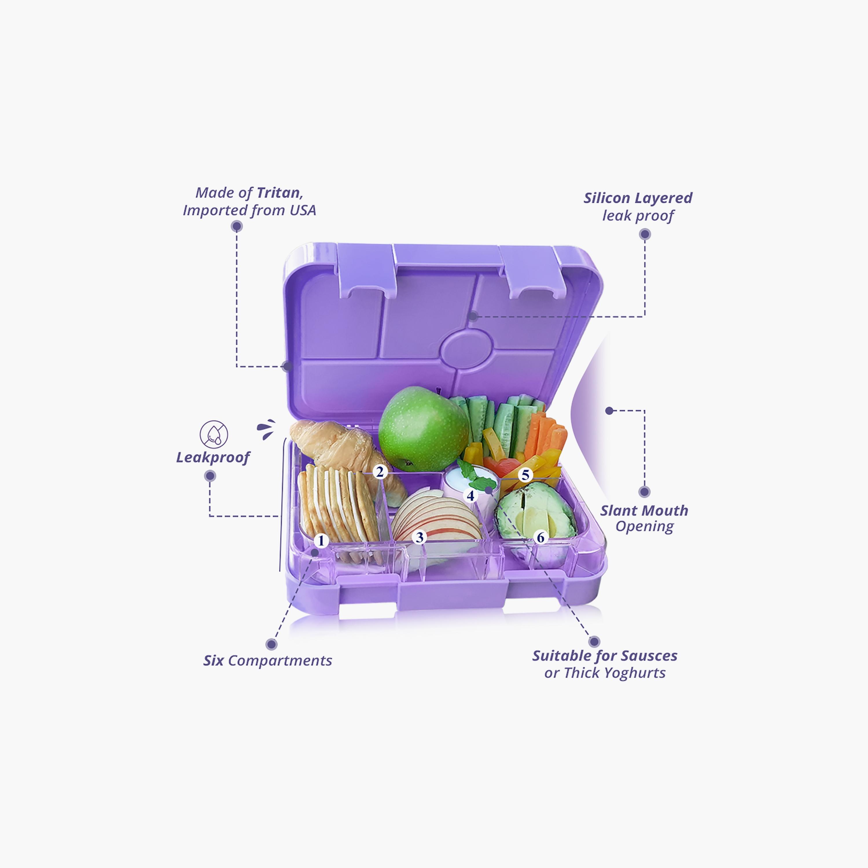 Eazy Kids Unicorn Bento Lunch Box with Lunch Bag-school-lunchessentials-lunchboxes-image-3