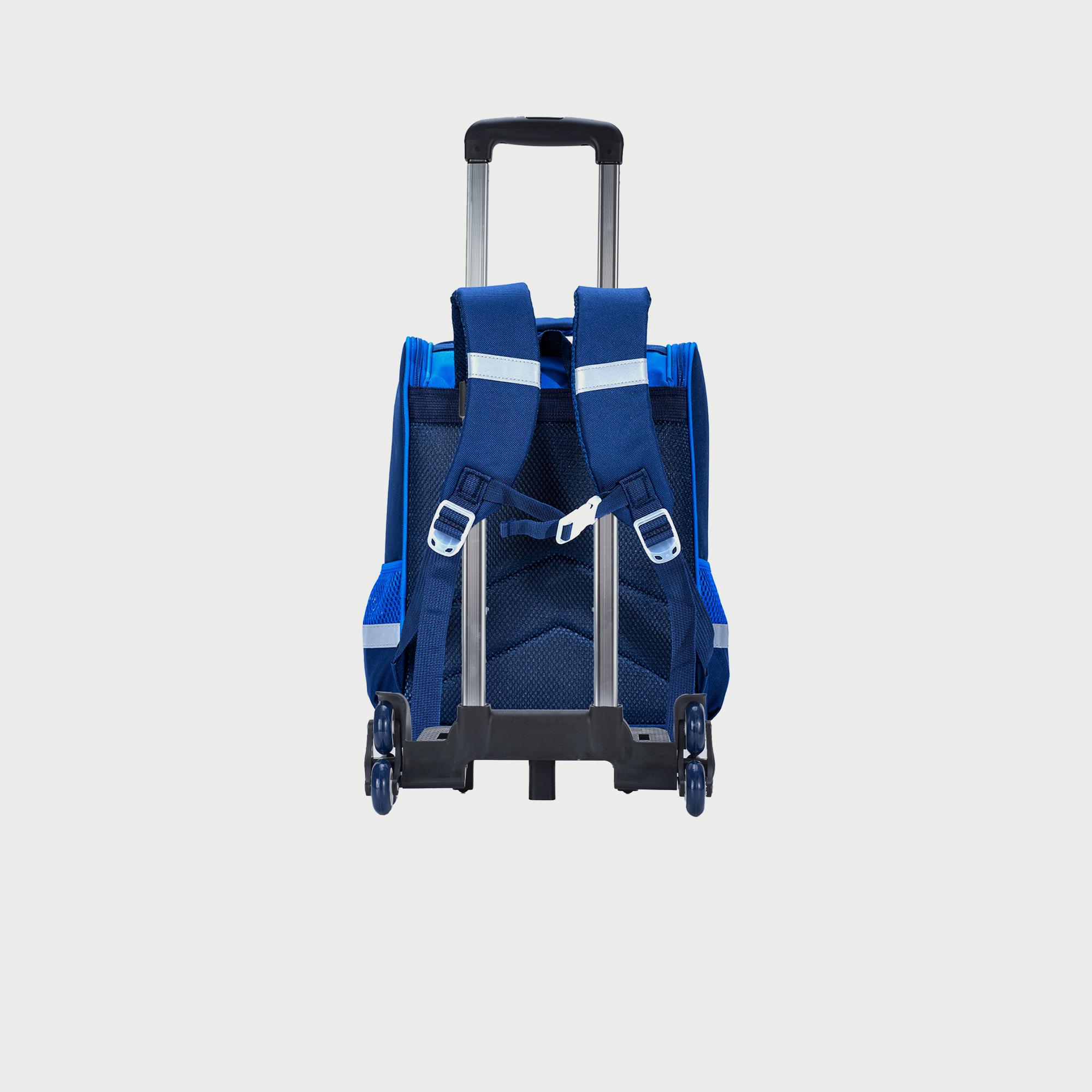 Eazy Kids School Bag with Trolley Dino In Space-school-bagsandbackpacks-trolleybags-image-2
