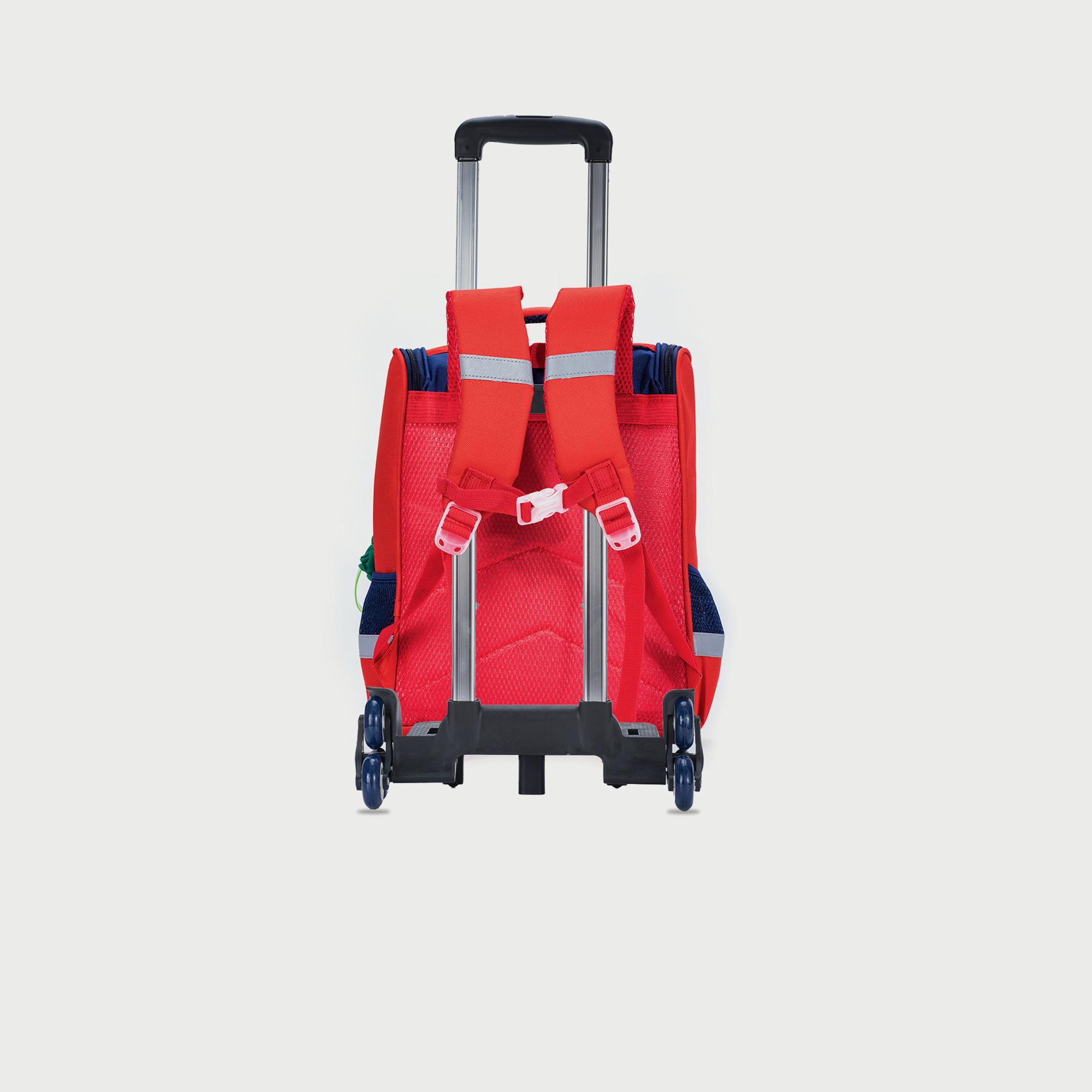 Eazy Kids School Bag with Trolley Dino In Space-school-bagsandbackpacks-trolleybags-image-2