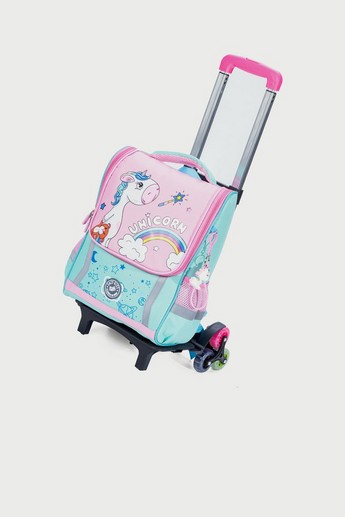 Buy Eazy Kids School Bag with Trolley Unicorn Online Babyshop UAE