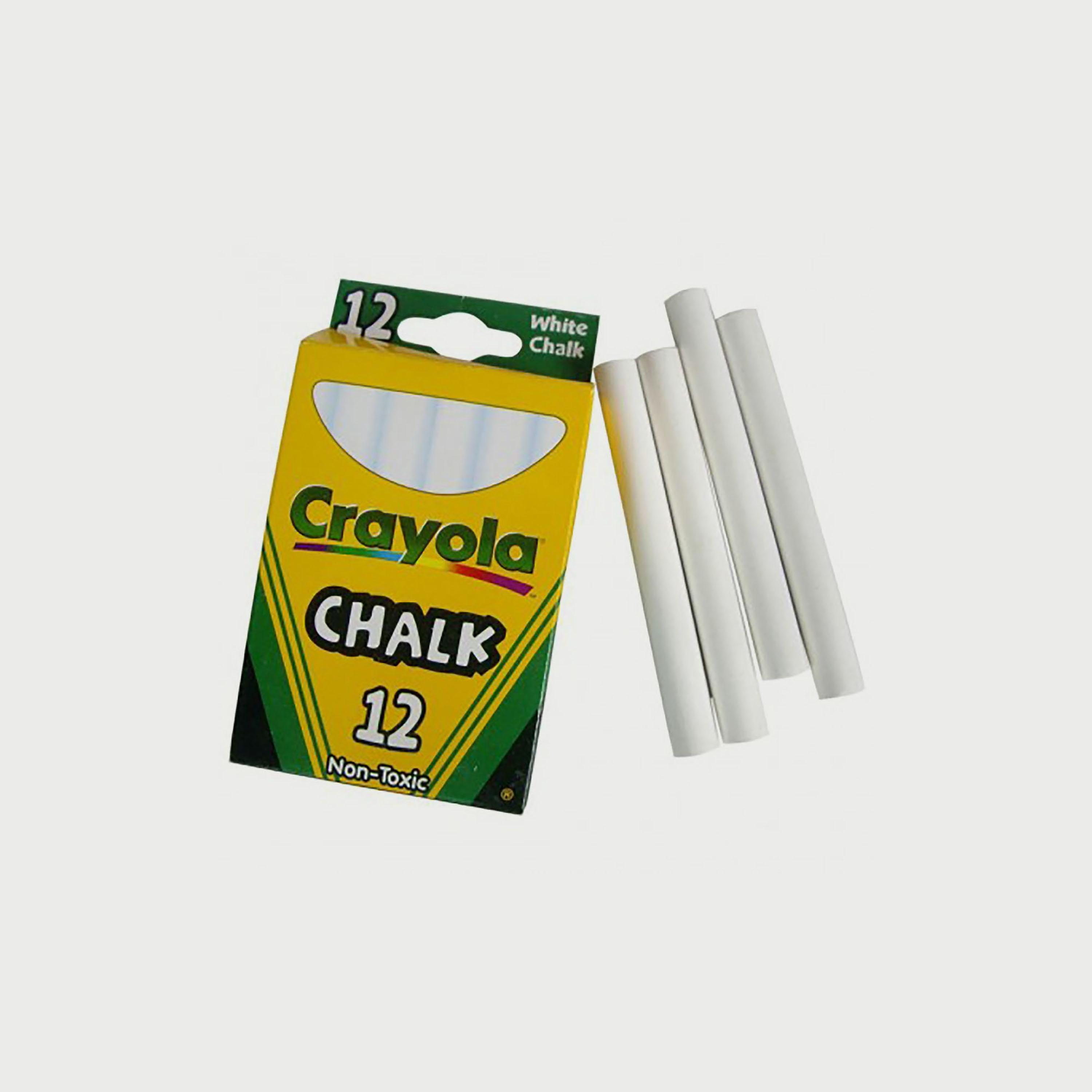 Crayola 12-Piece Anti-Dust Chalks, White-school-artsandcrafts-image-1