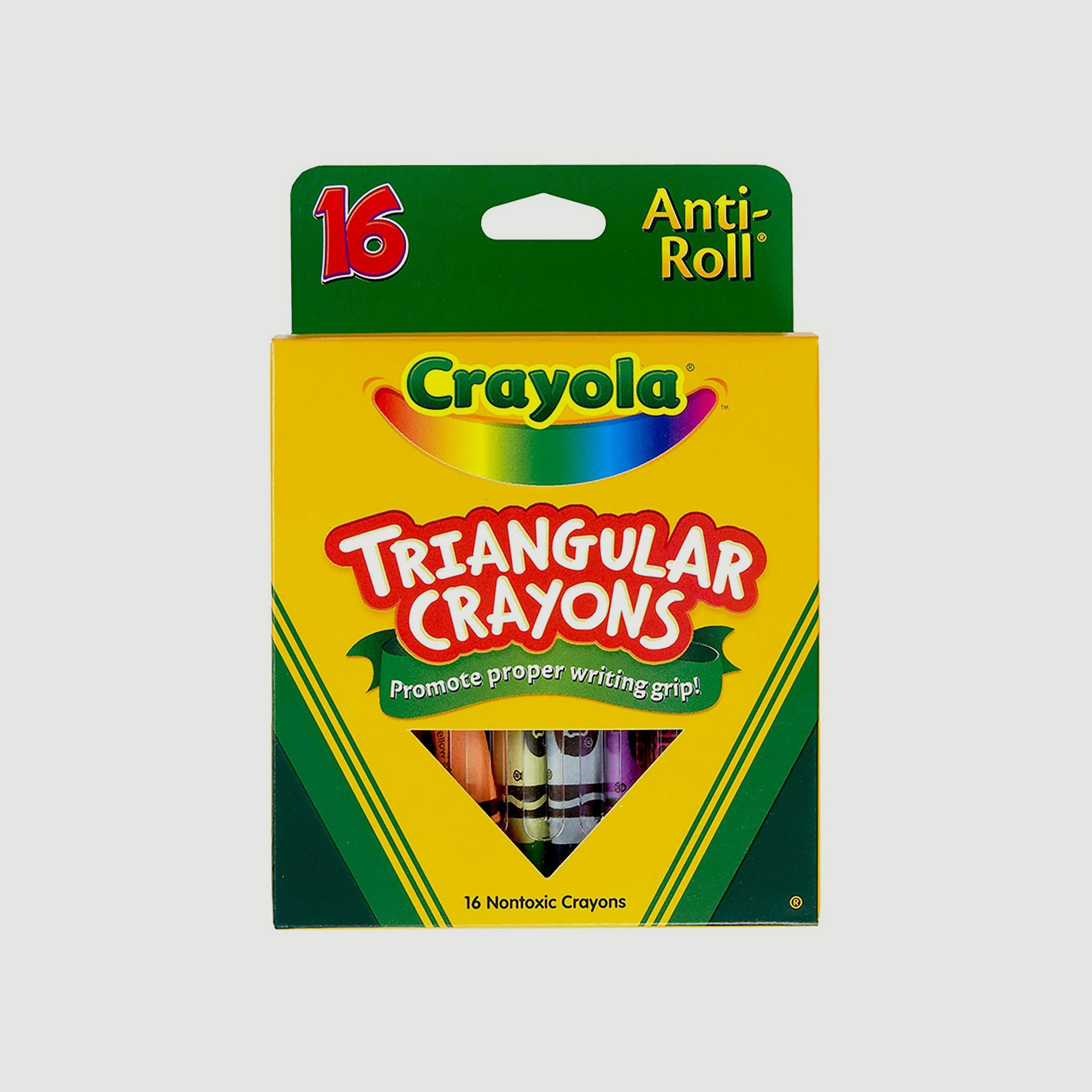 أقلام تلوين مثلثة 16 قطعة من كرايولا-school-artsandcrafts-image-1