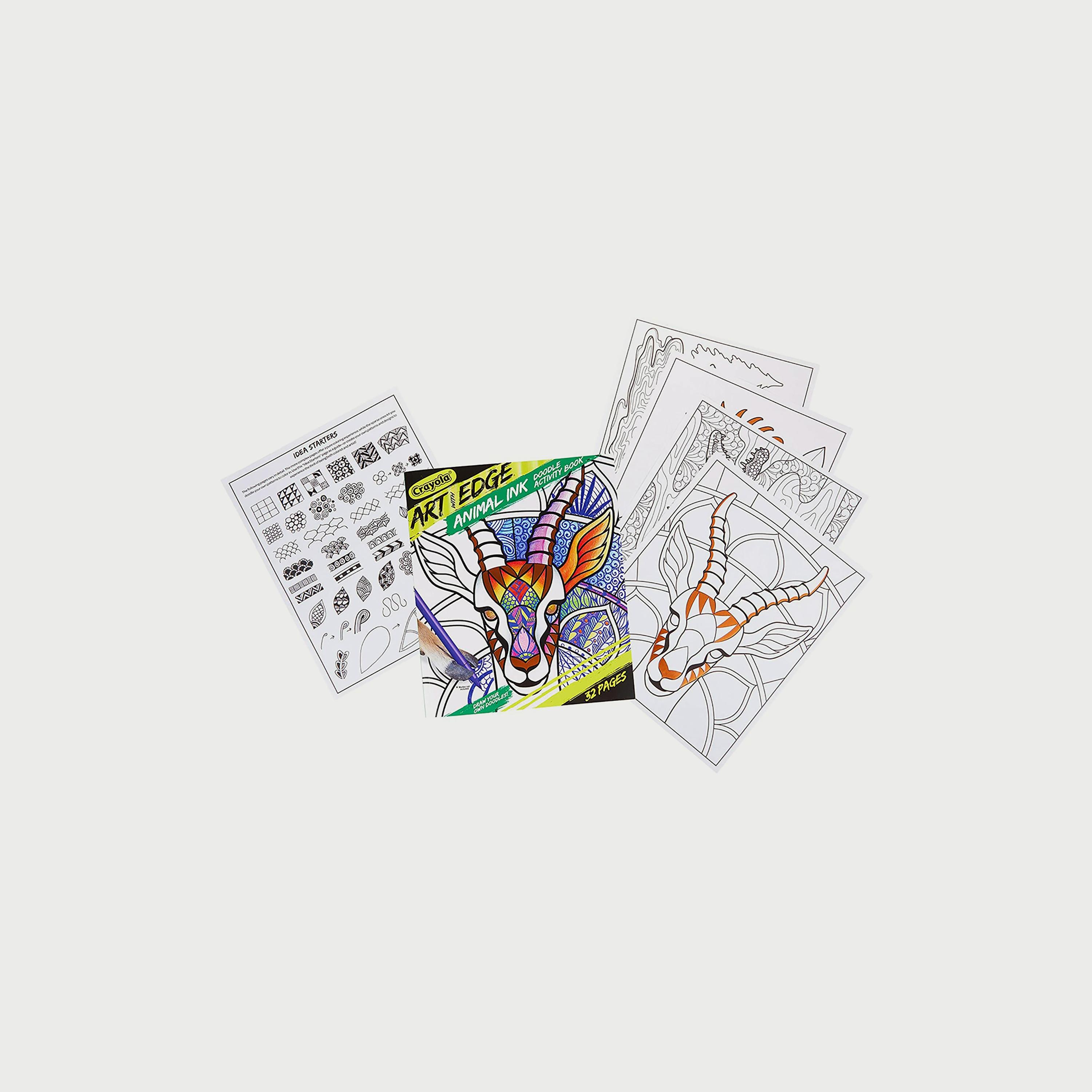 كتاب أنشطة أنيمال إنك دودل أرت ويذ إيدج من كرايولا-school-artsandcrafts-image-2