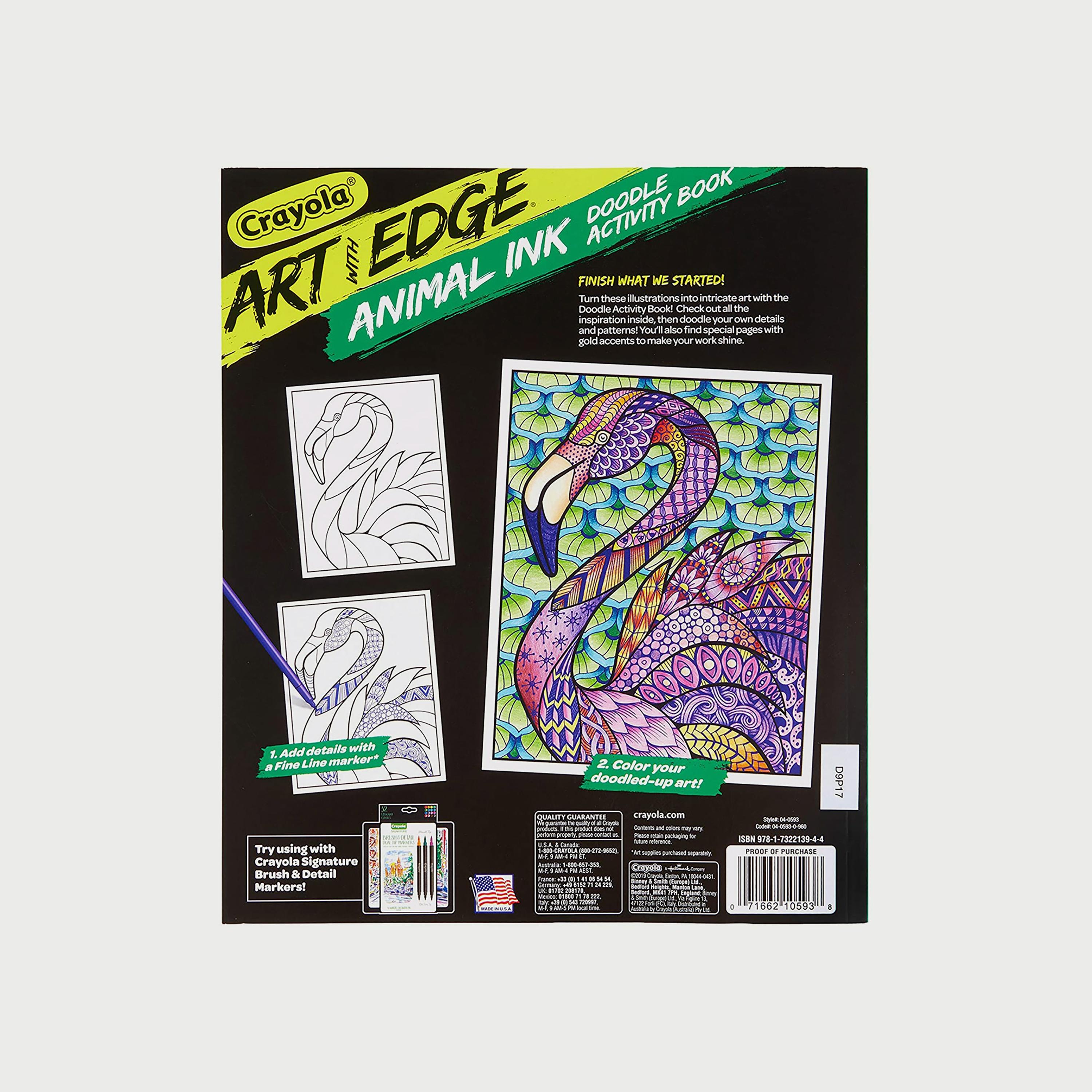 كتاب أنشطة أنيمال إنك دودل أرت ويذ إيدج من كرايولا-school-artsandcrafts-image-3
