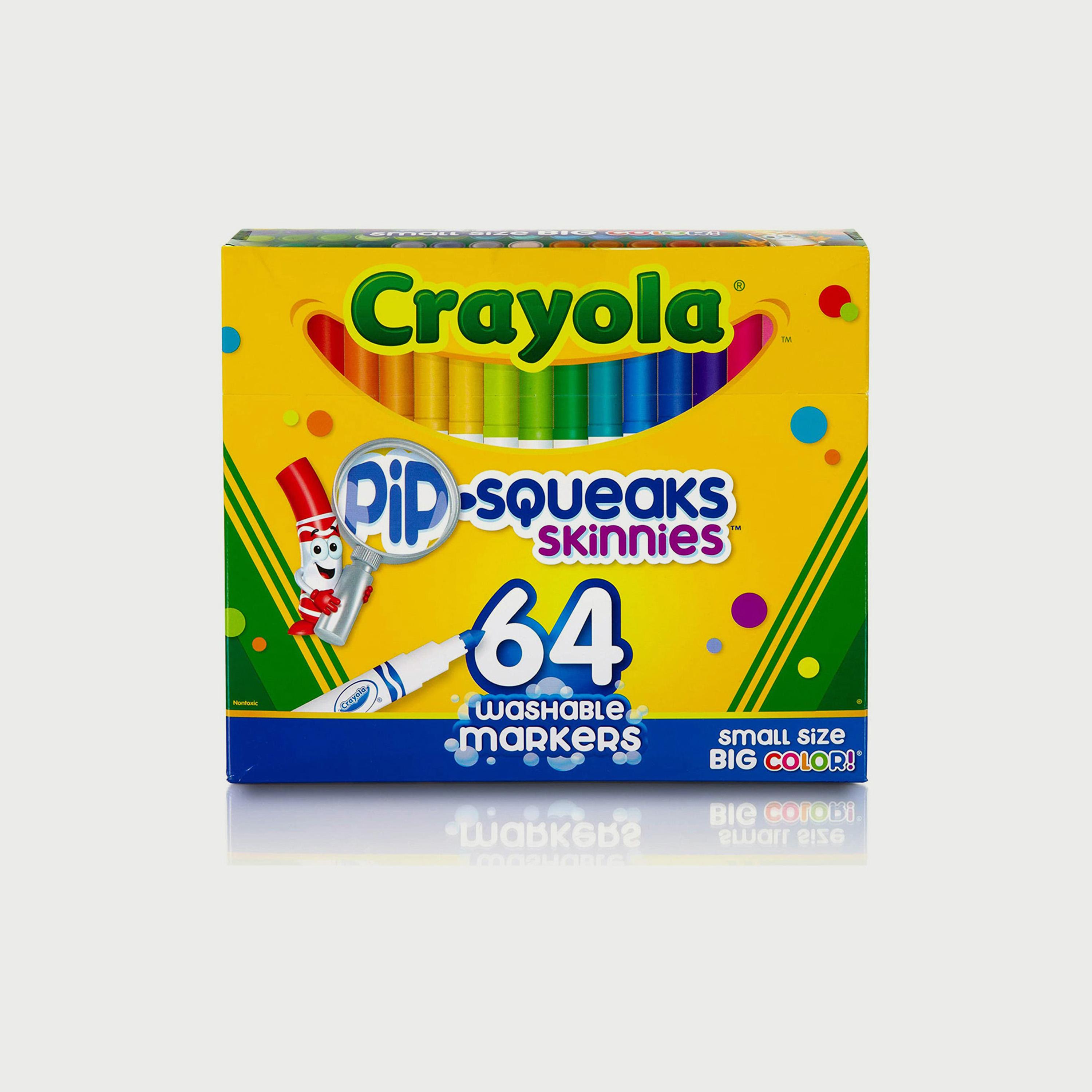 Crayola 64-Piece Washable Pip-Squeaks Skinnies Markers-school-stationery-sets-image-1