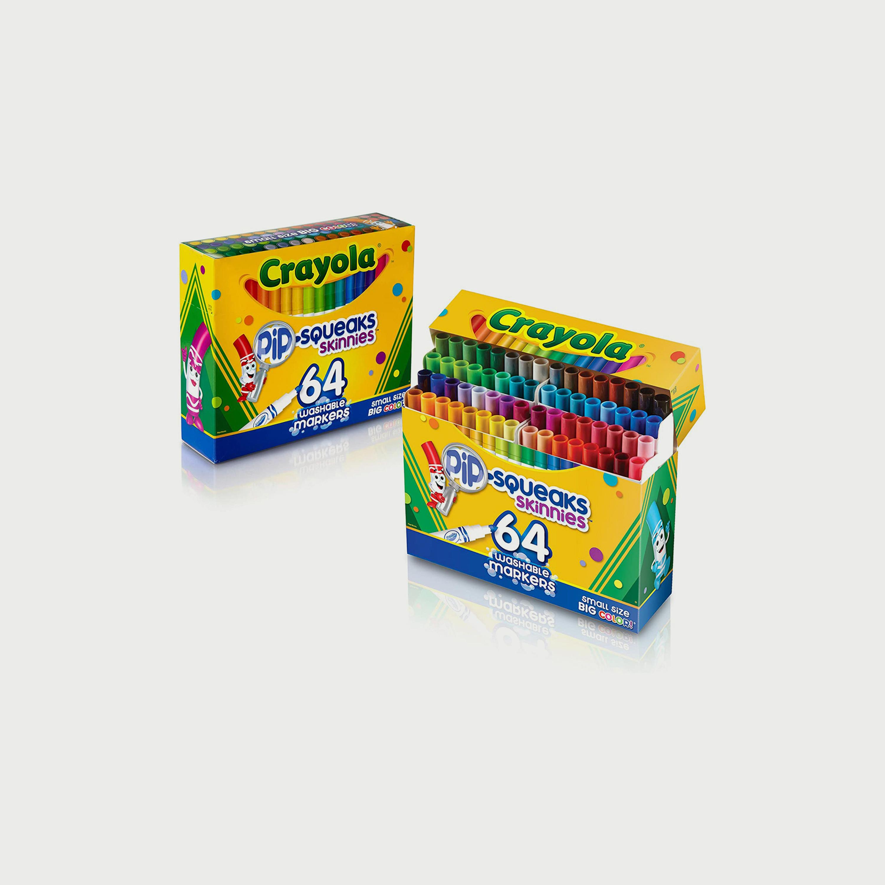 Crayola 64-Piece Washable Pip-Squeaks Skinnies Markers-school-stationery-sets-image-2