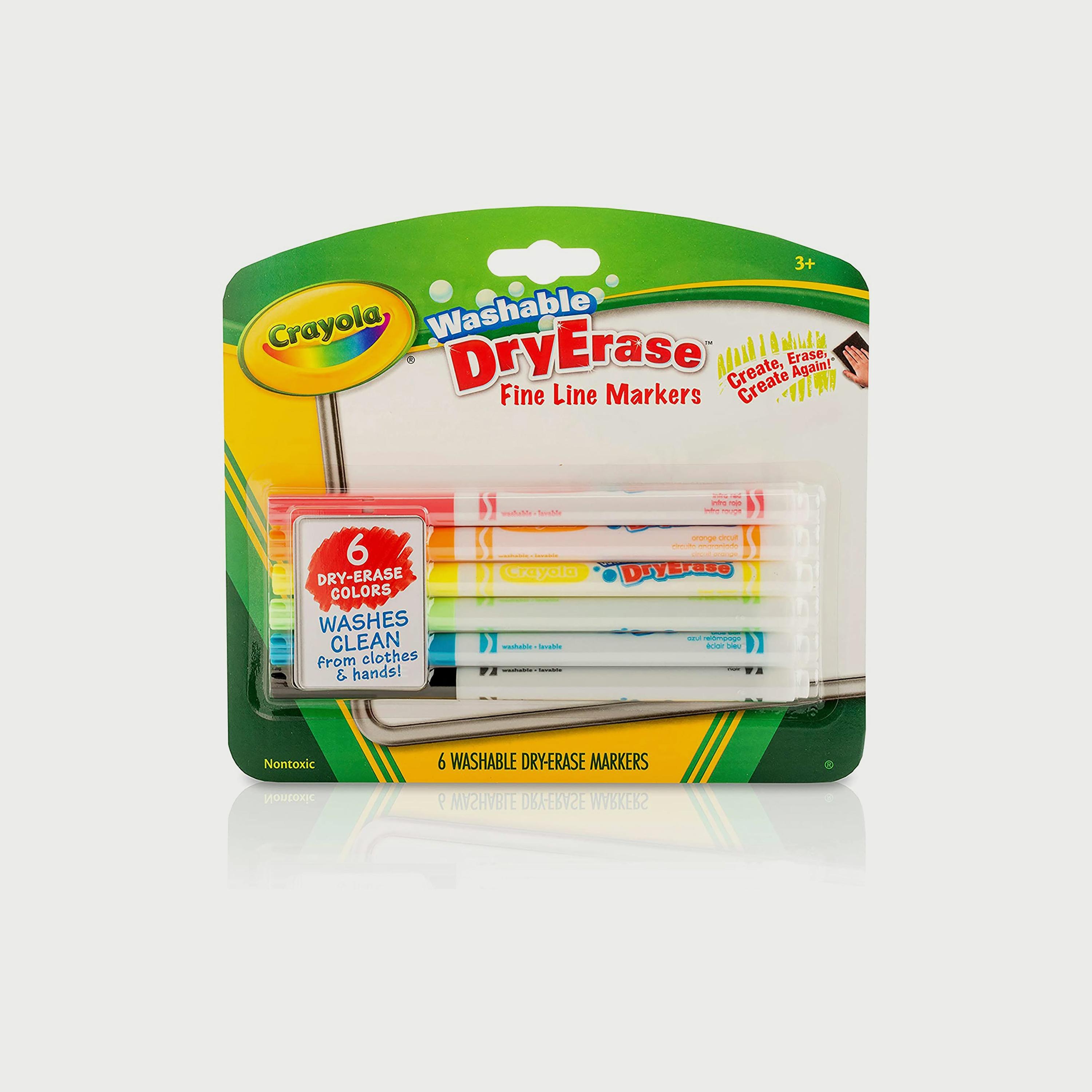 Crayola 6-Piece Dry-Erase Fine Line Washable Markers-school-stationery-sets-image-2