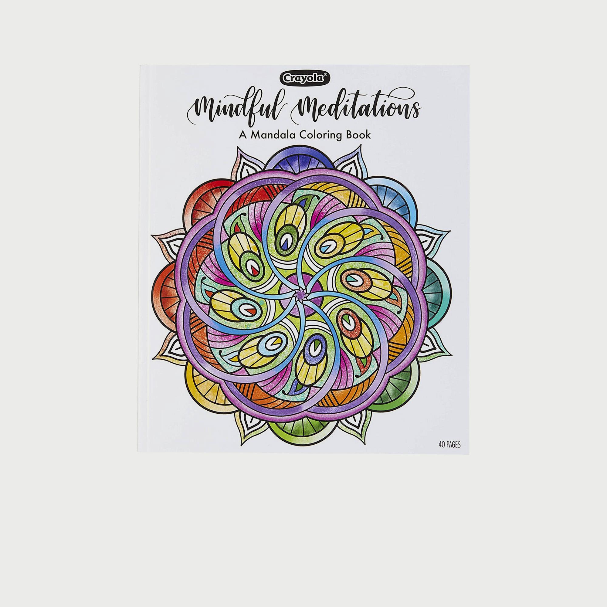 Crayola 40-Page Coloring Book Mindful Meditations-school-artsandcrafts-image-1