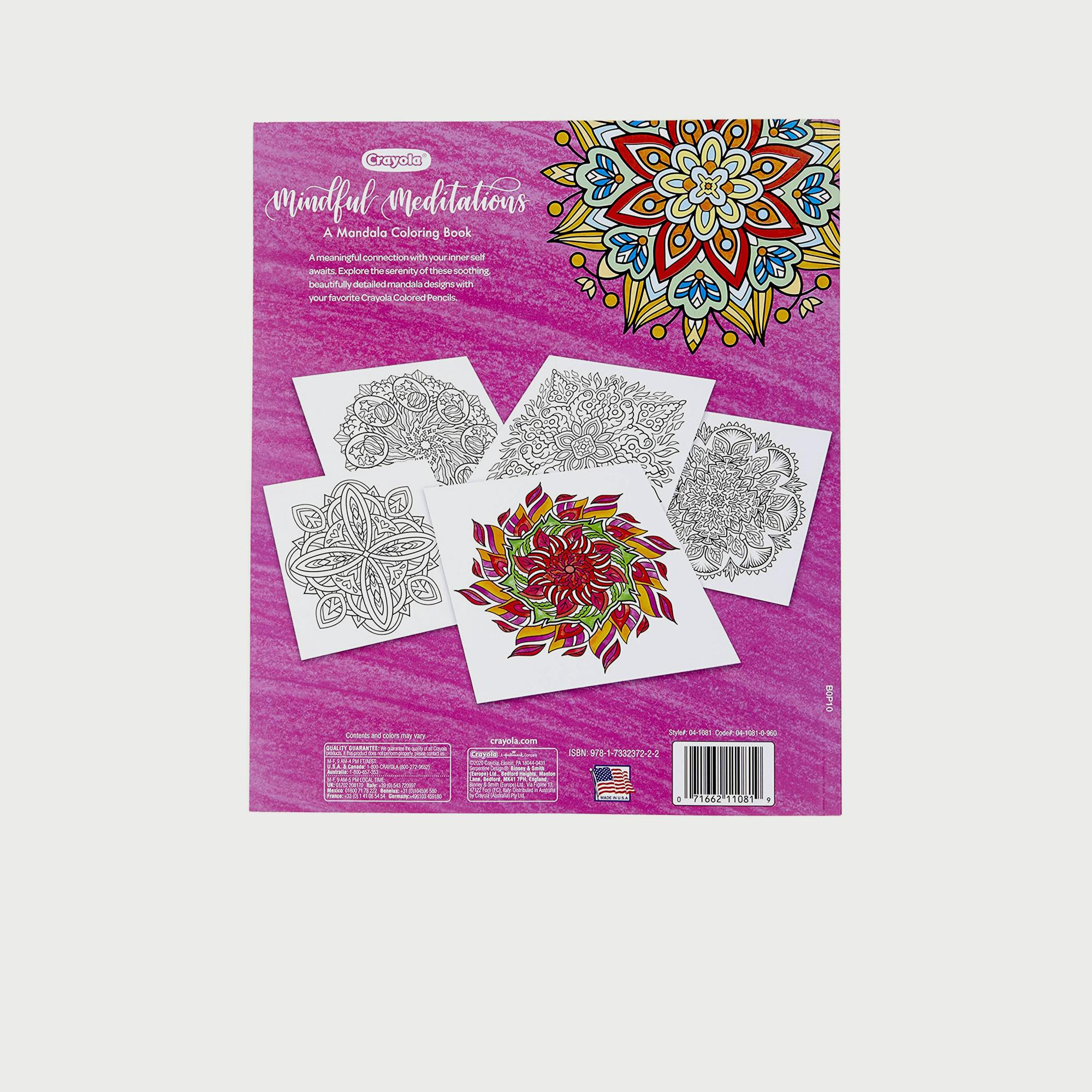 Crayola 40-Page Coloring Book Mindful Meditations-school-artsandcrafts-image-4