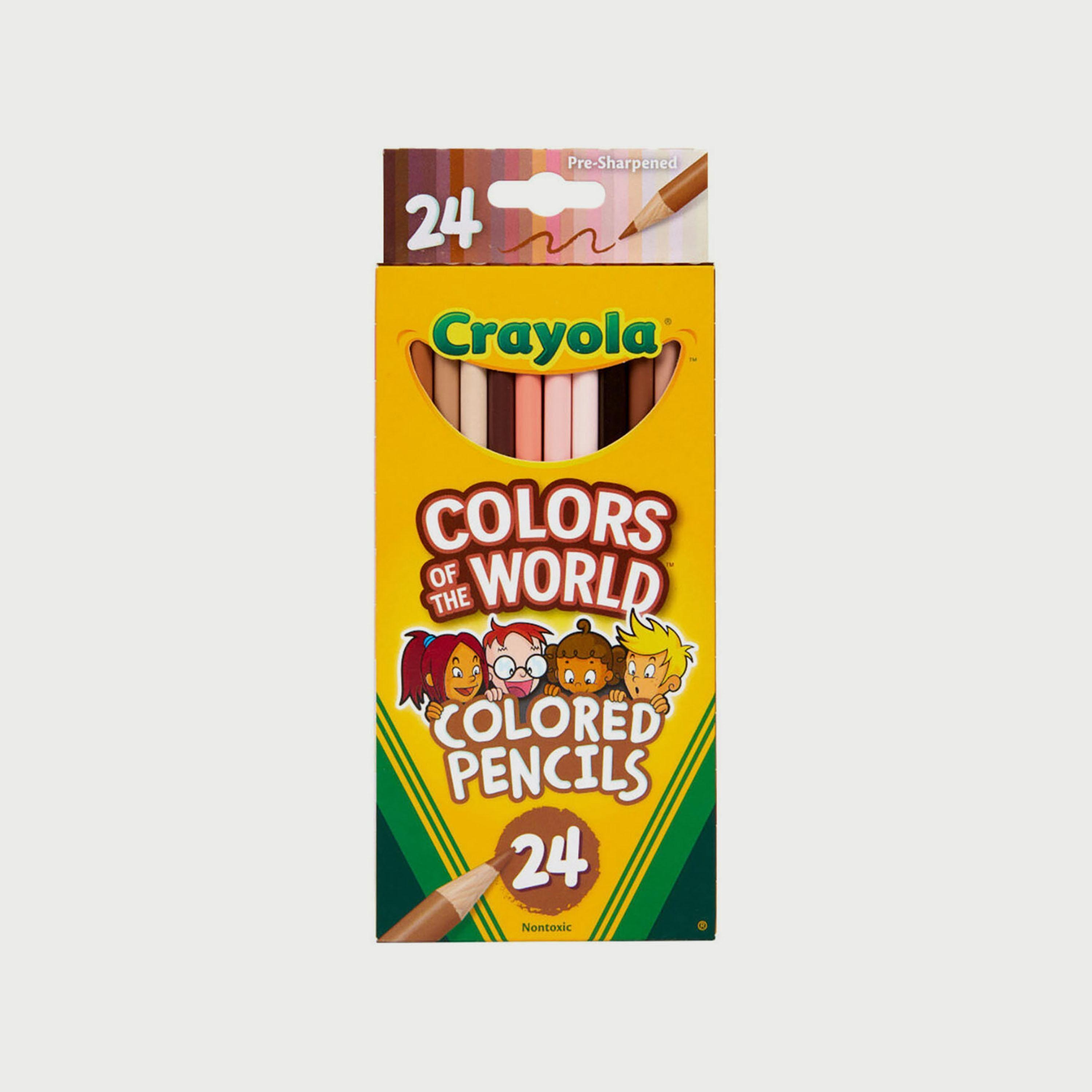 Crayola 24-Piece Colors Of The World Skin Tone Colored Pencils -school-stationery-sets-image-2