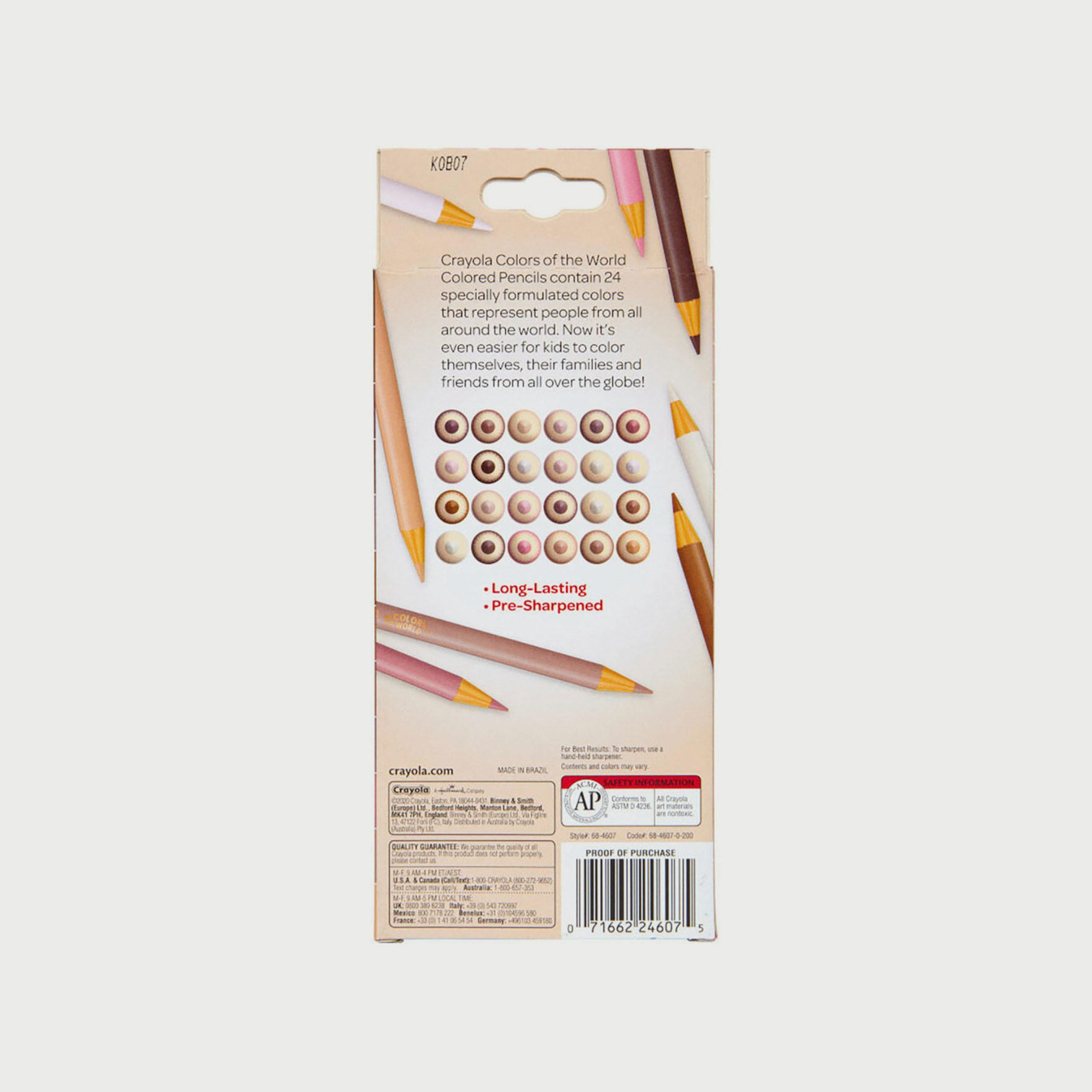 Crayola 24-Piece Colors Of The World Skin Tone Colored Pencils -school-stationery-sets-image-4