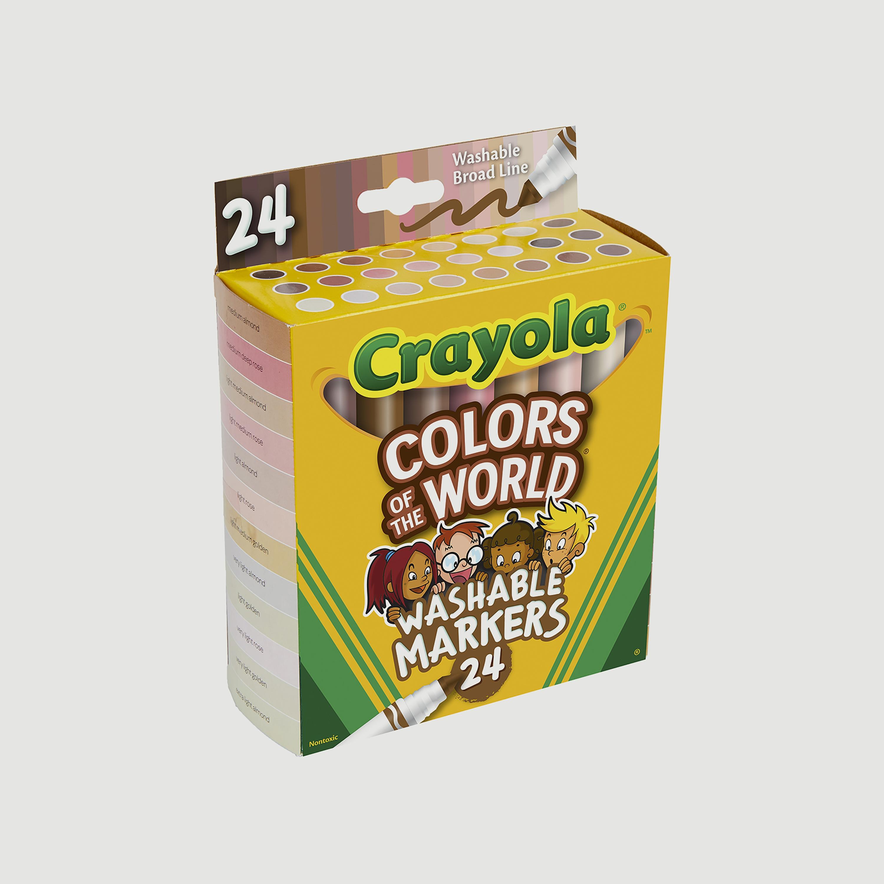 Crayola 24-Piece Colors Of The World Washable Skin Tone Markers-school-stationery-sets-image-3