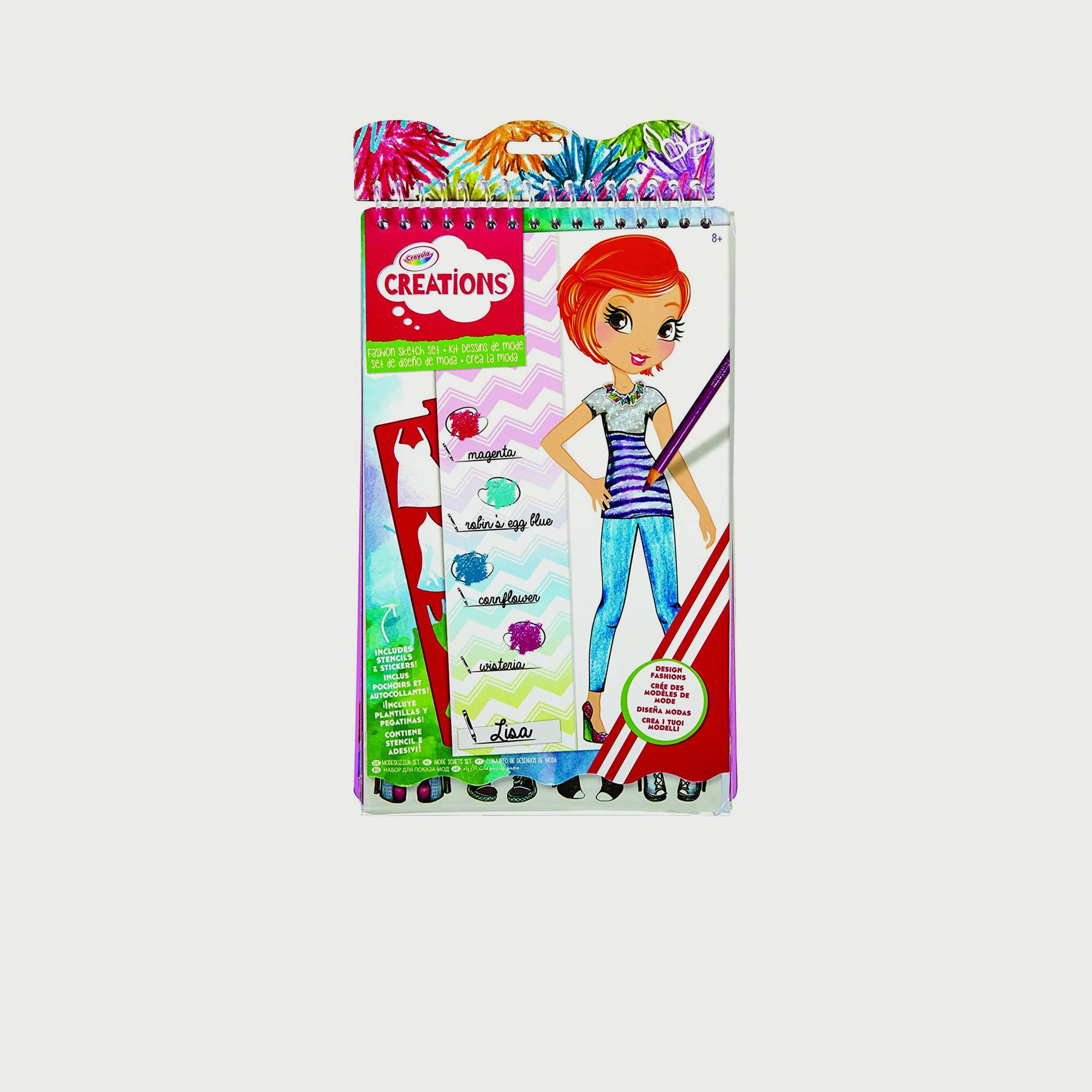 Crayola Creations Compact Fashion Sketch Portfolio-school-artsandcrafts-image-1