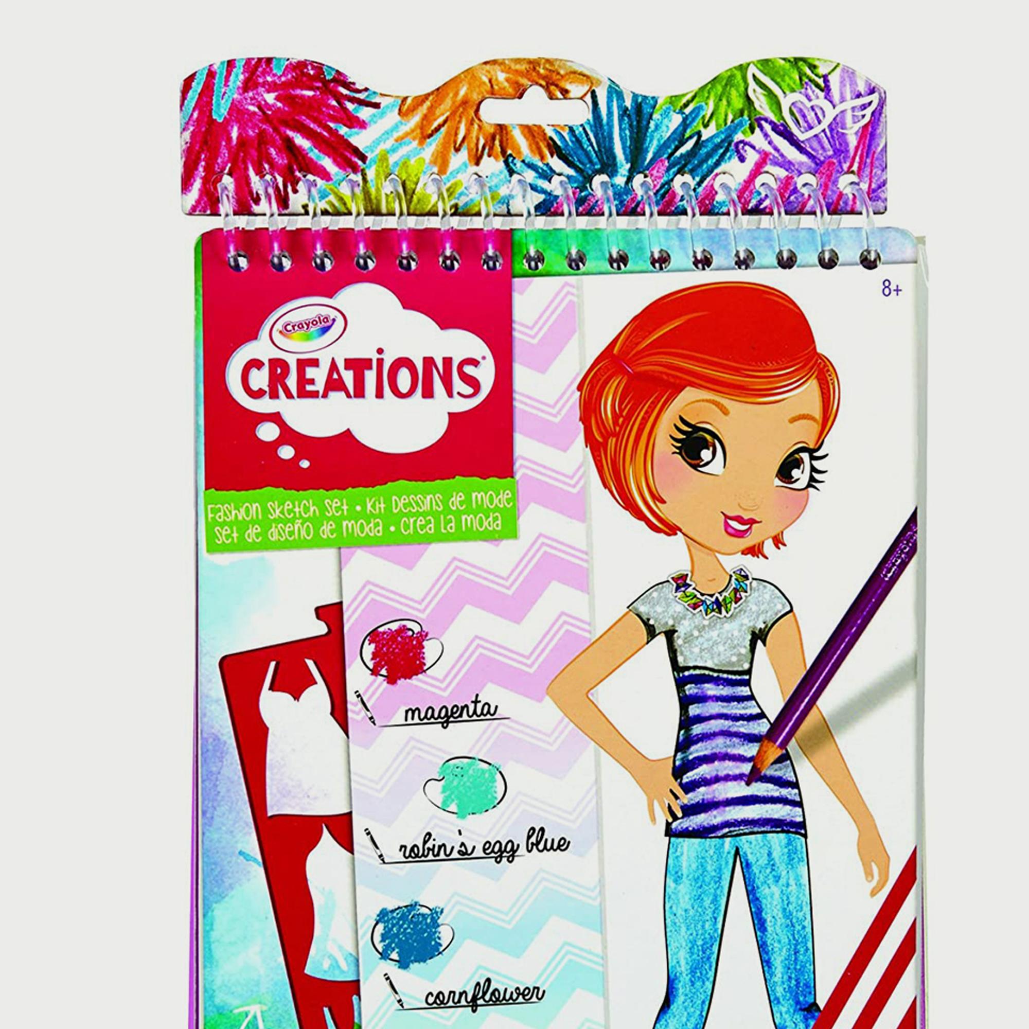 Crayola Creations Compact Fashion Sketch Portfolio-school-artsandcrafts-image-2