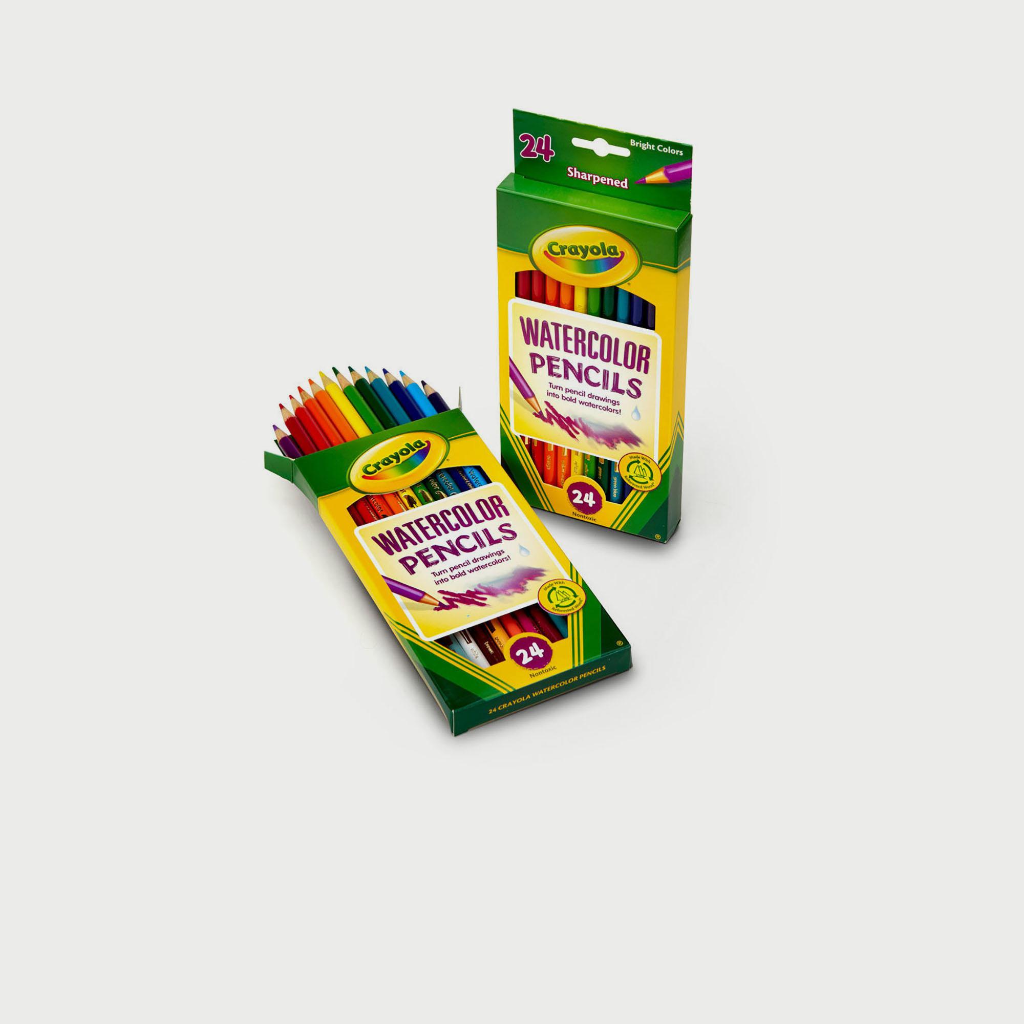 اقلام رصاص مائية 24 قطعة من كرايولا-school-stationery-sets-image-2