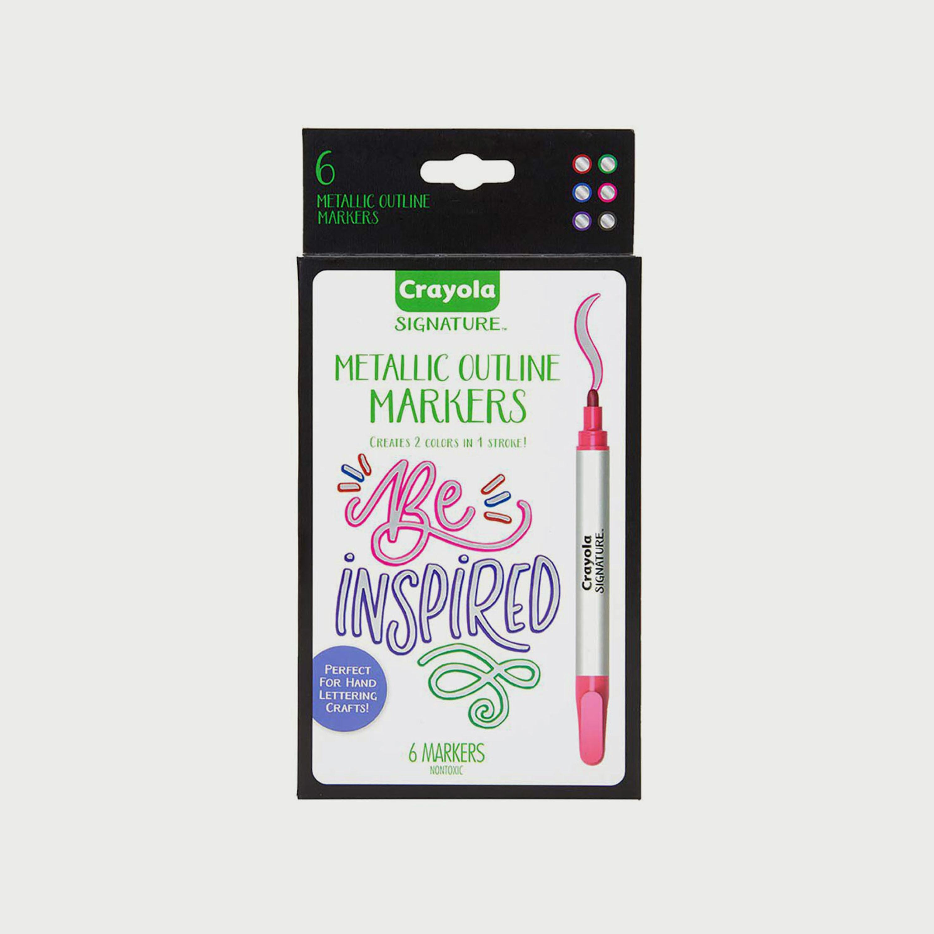Crayola 6-Piece Signature Metallic Outline Paint Markers-school-stationery-sets-image-5
