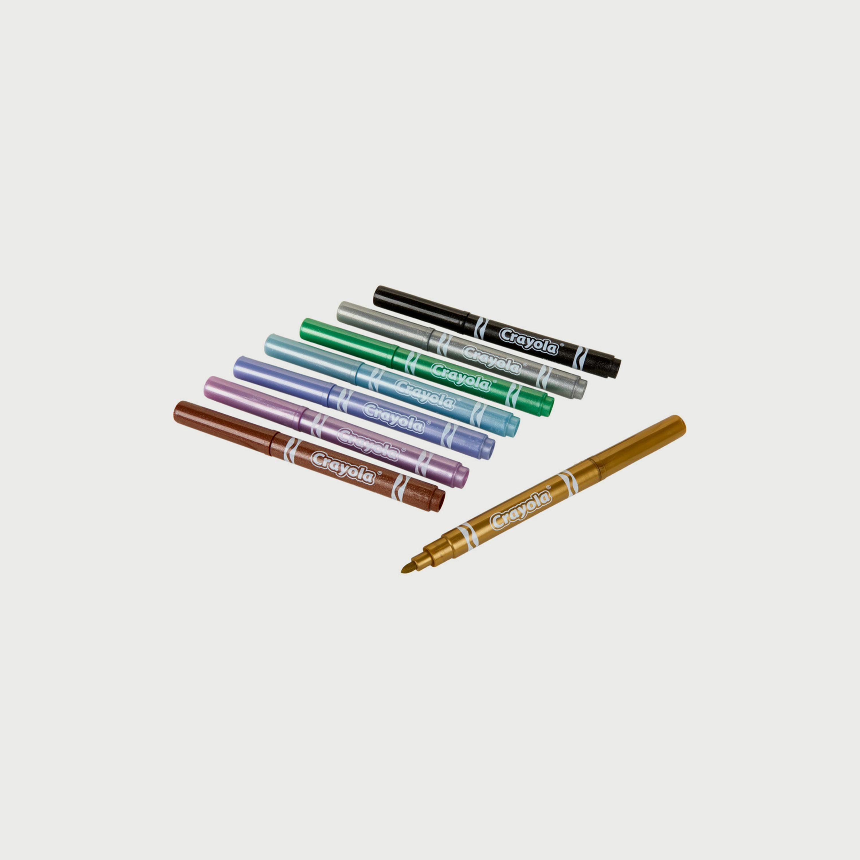 Crayola 8-Piece Project Metallic Markers-school-stationery-sets-image-2