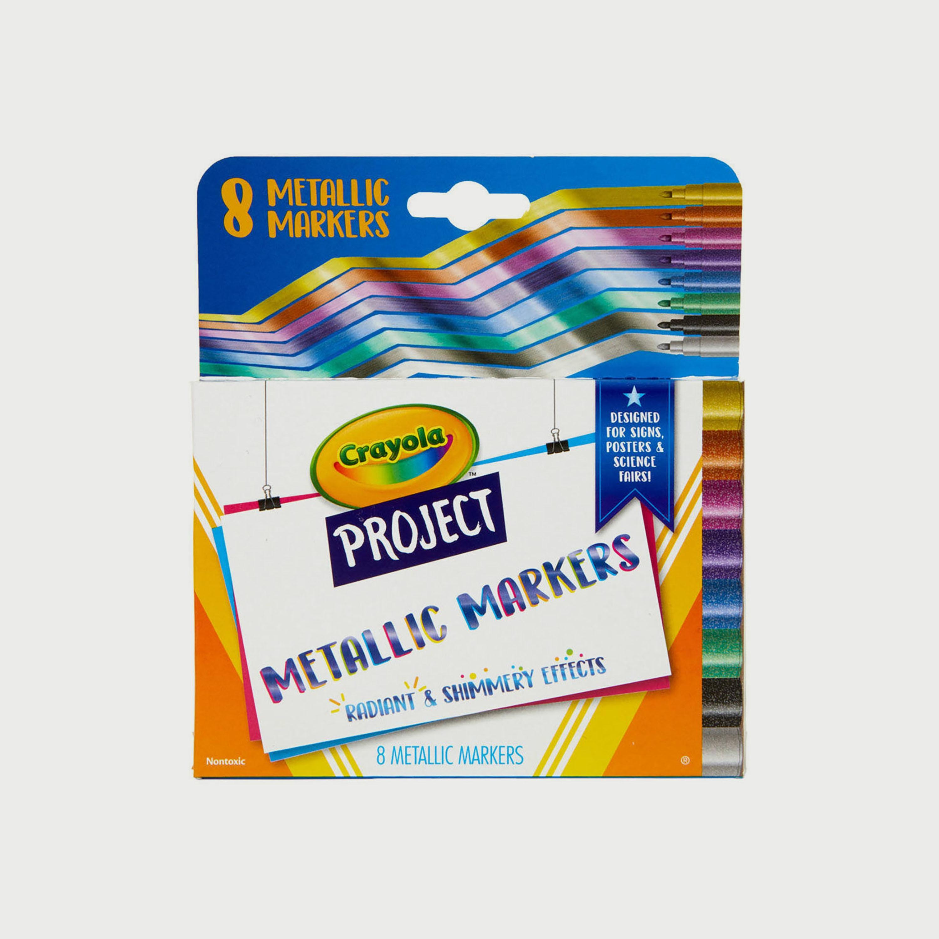 Crayola 8-Piece Project Metallic Markers-school-stationery-sets-image-4