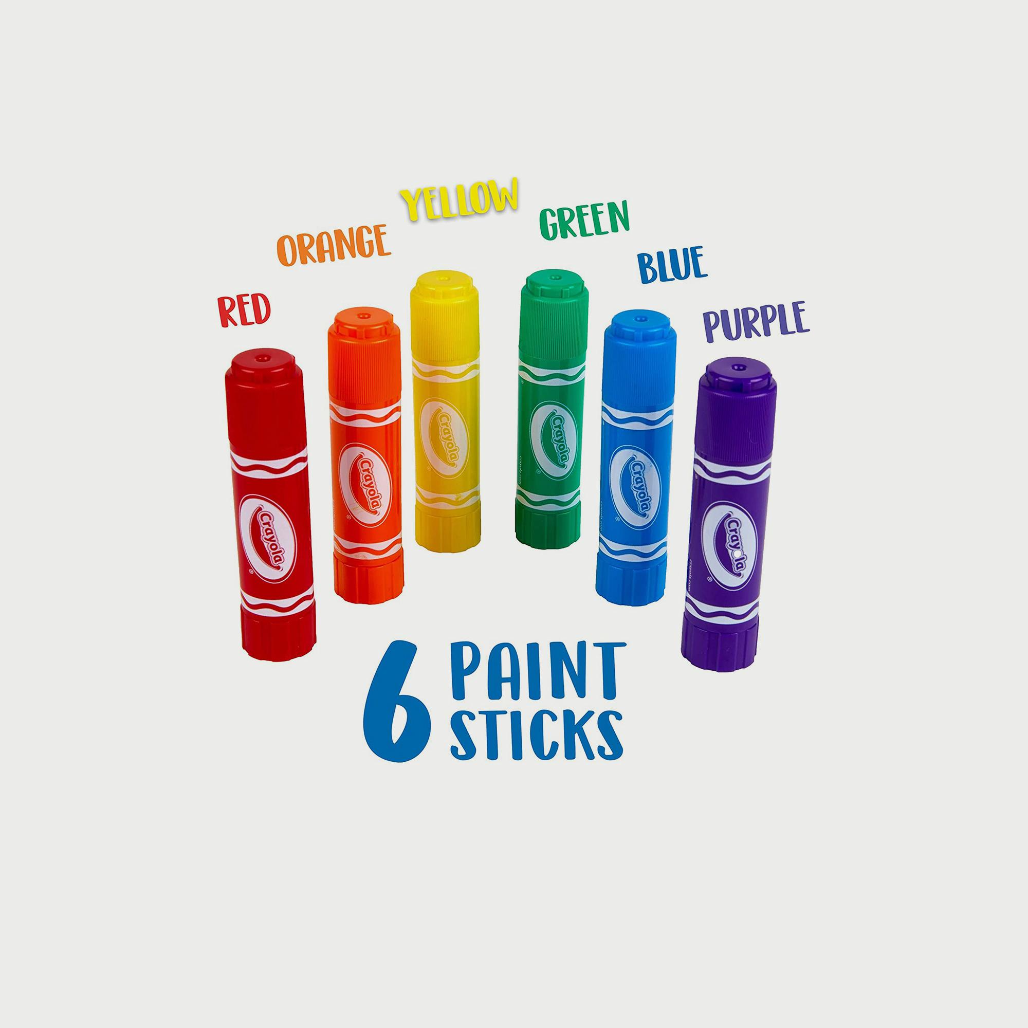 Crayola 6-Piece Project Quick Dry Paint Sticks-school-artsandcrafts-image-3