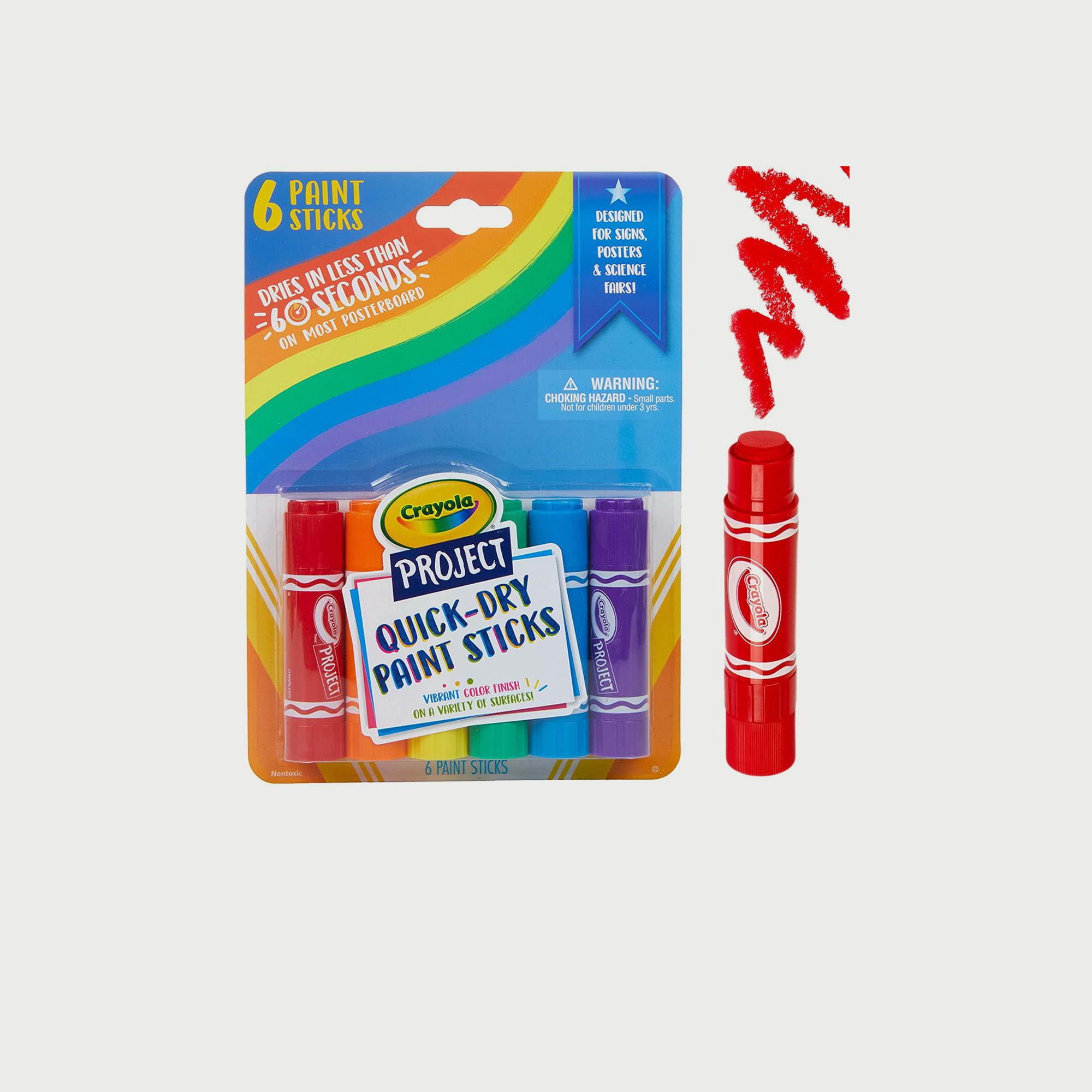 Crayola 6-Piece Project Quick Dry Paint Sticks-school-artsandcrafts-image-5