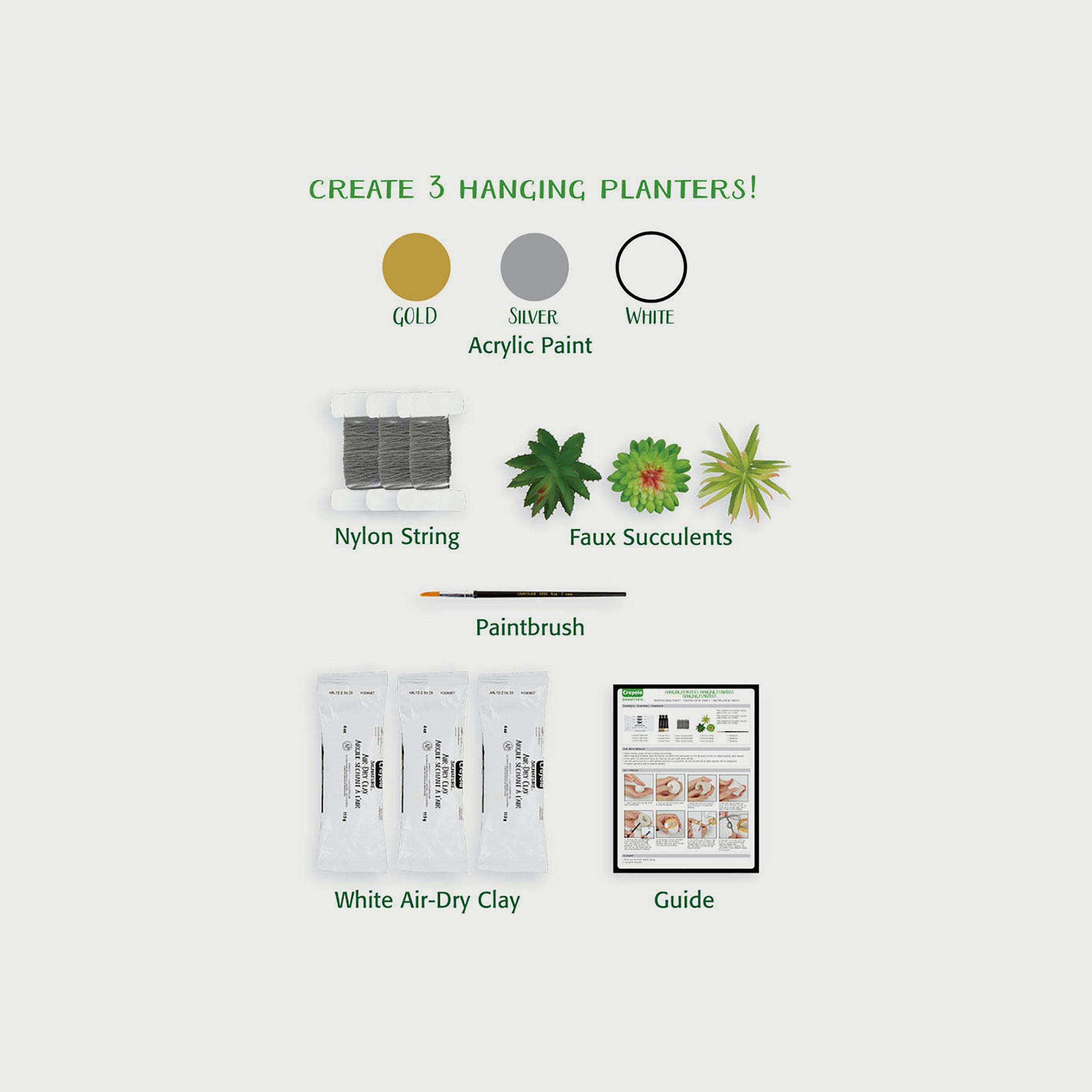 Crayola Signature Make Your Own Hanging Planters-school-artsandcrafts-image-3