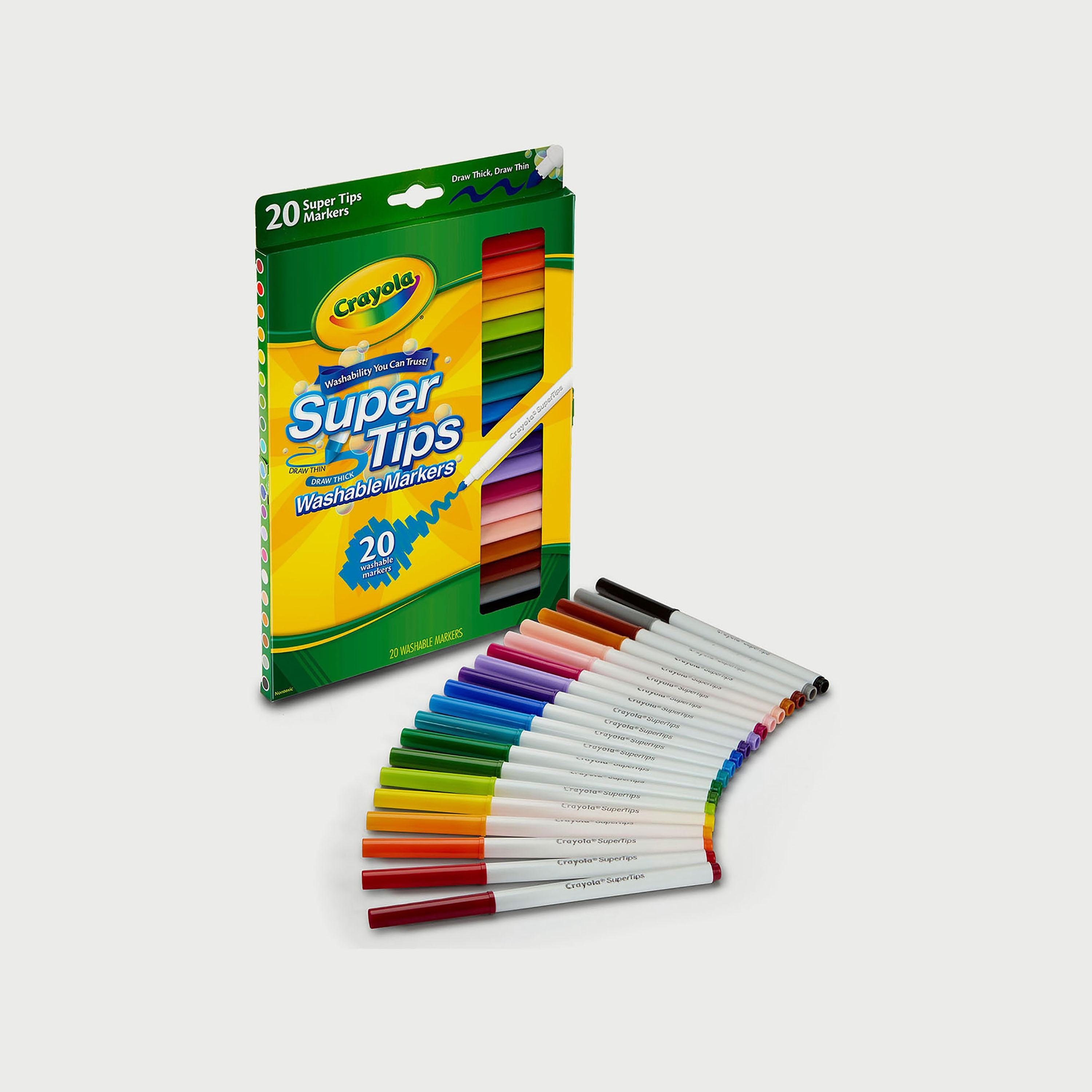 Crayola 20-Piece Washable Super Tips Markers-school-stationery-sets-image-1