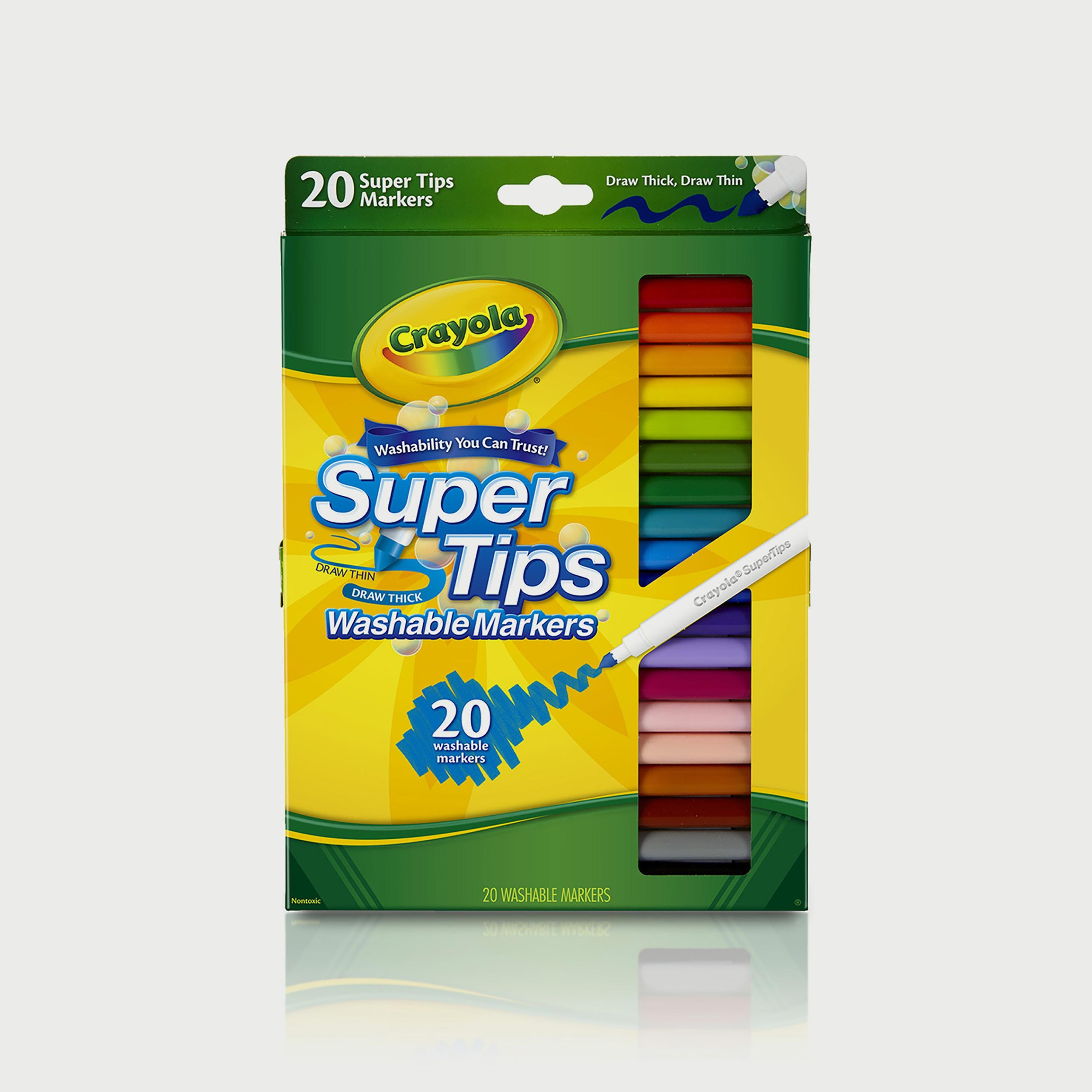 Crayola 20-Piece Washable Super Tips Markers-school-stationery-sets-image-2