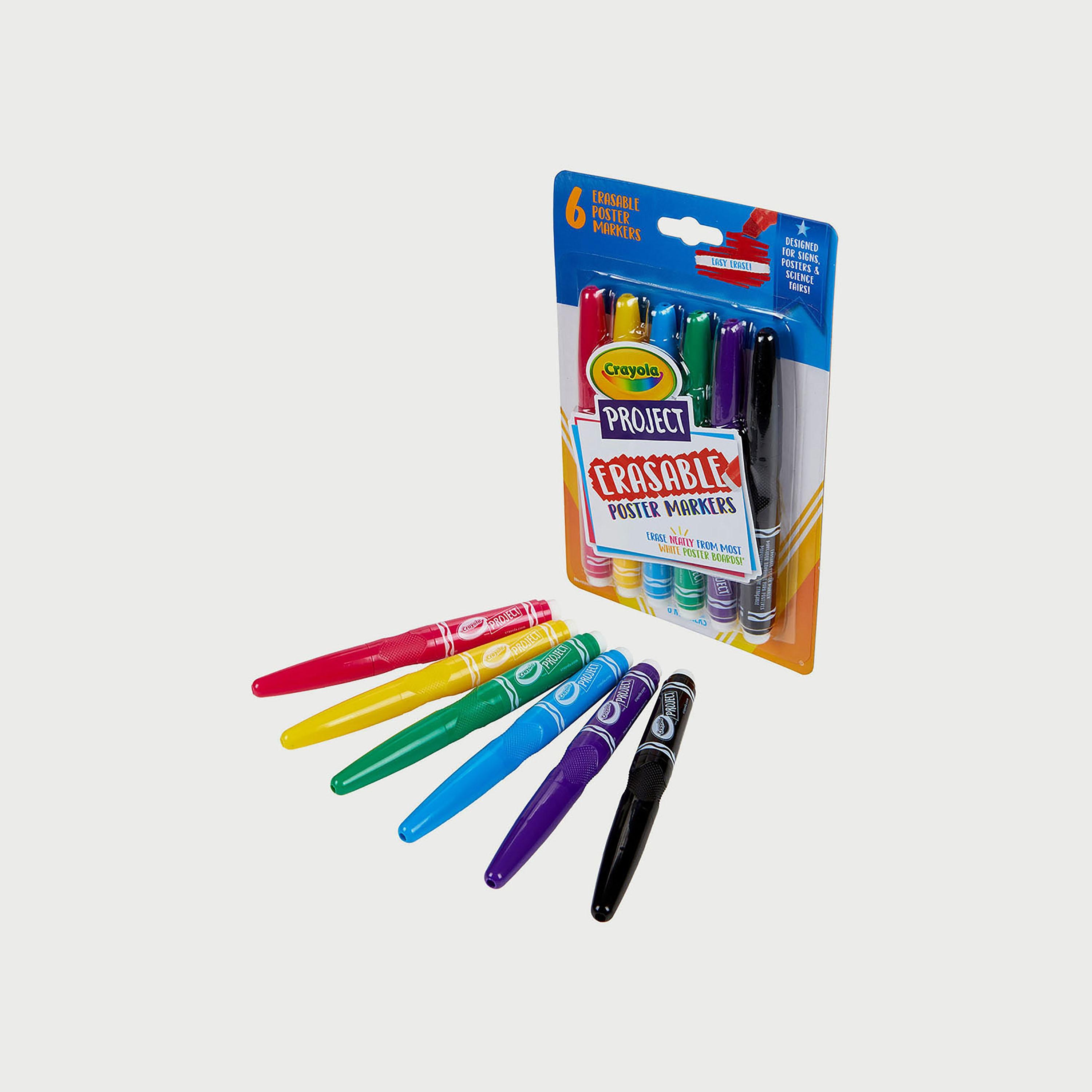 اقلام ماركر بوستر قابلة للمسح 6 قطع بروجيكت من كرايولا-school-stationery-sets-image-5
