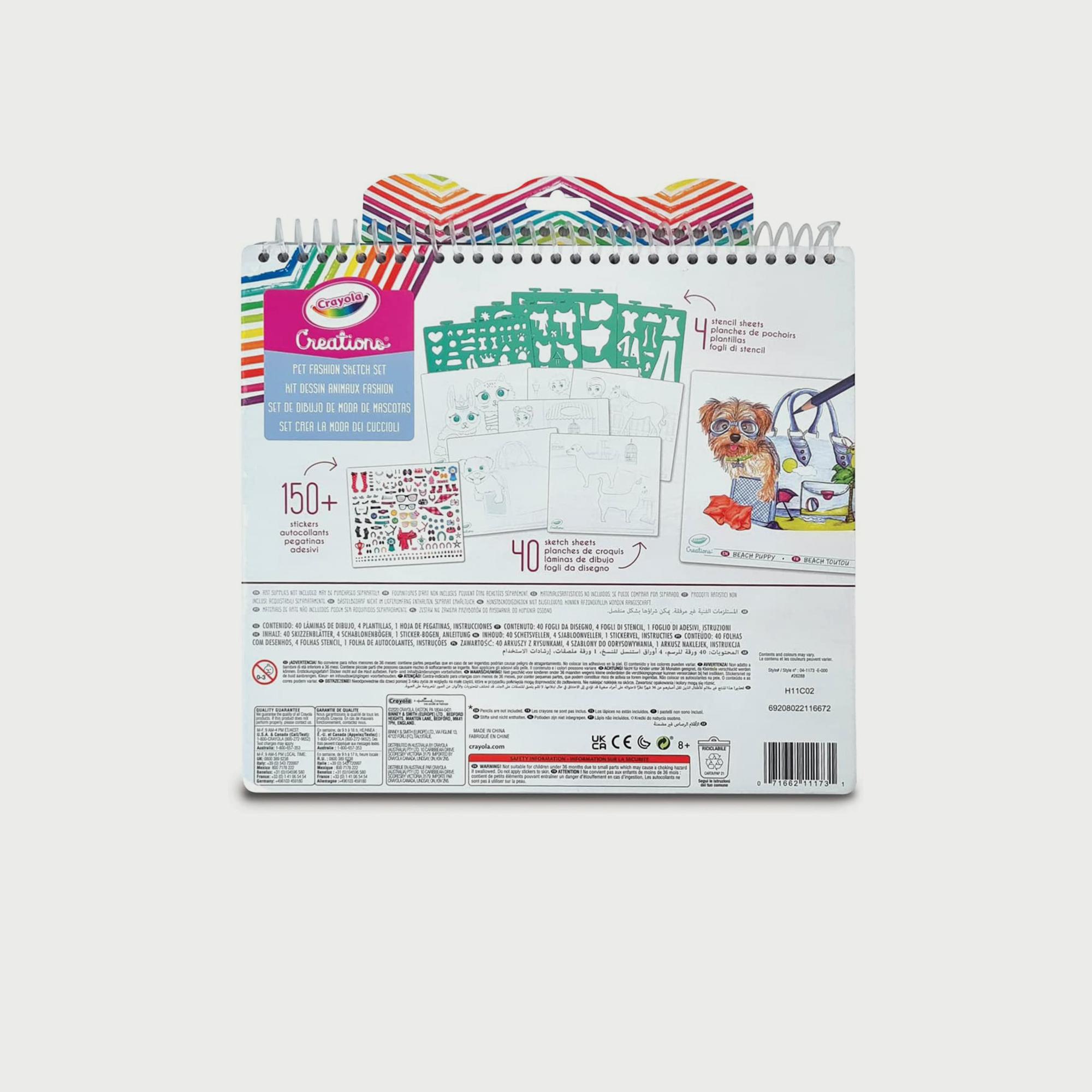 Crayola Creations Pets Fashion Sketch Set-school-artsandcrafts-image-3