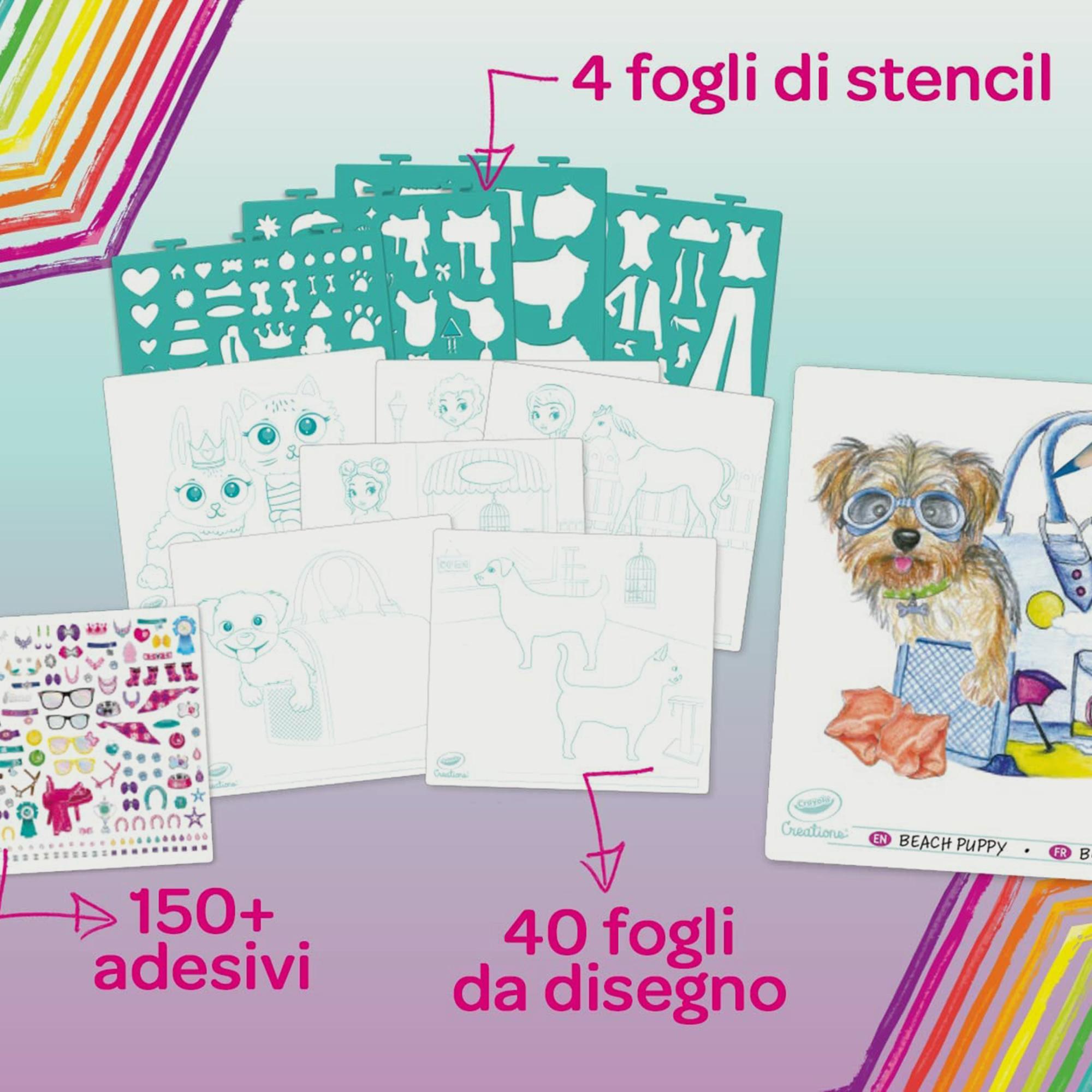 Crayola Creations Pets Fashion Sketch Set-school-artsandcrafts-image-4