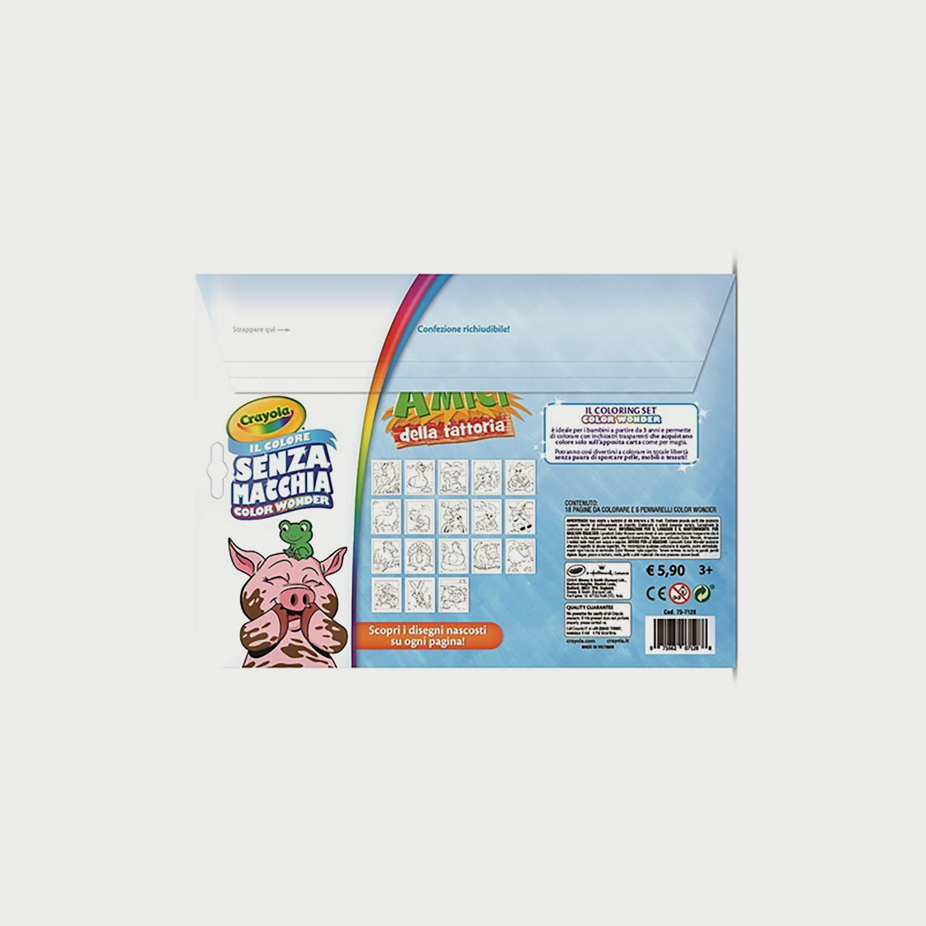 Crayola Color 4-Piece Wonder Set Animal Friends Coloring Book-school-artsandcrafts-image-3