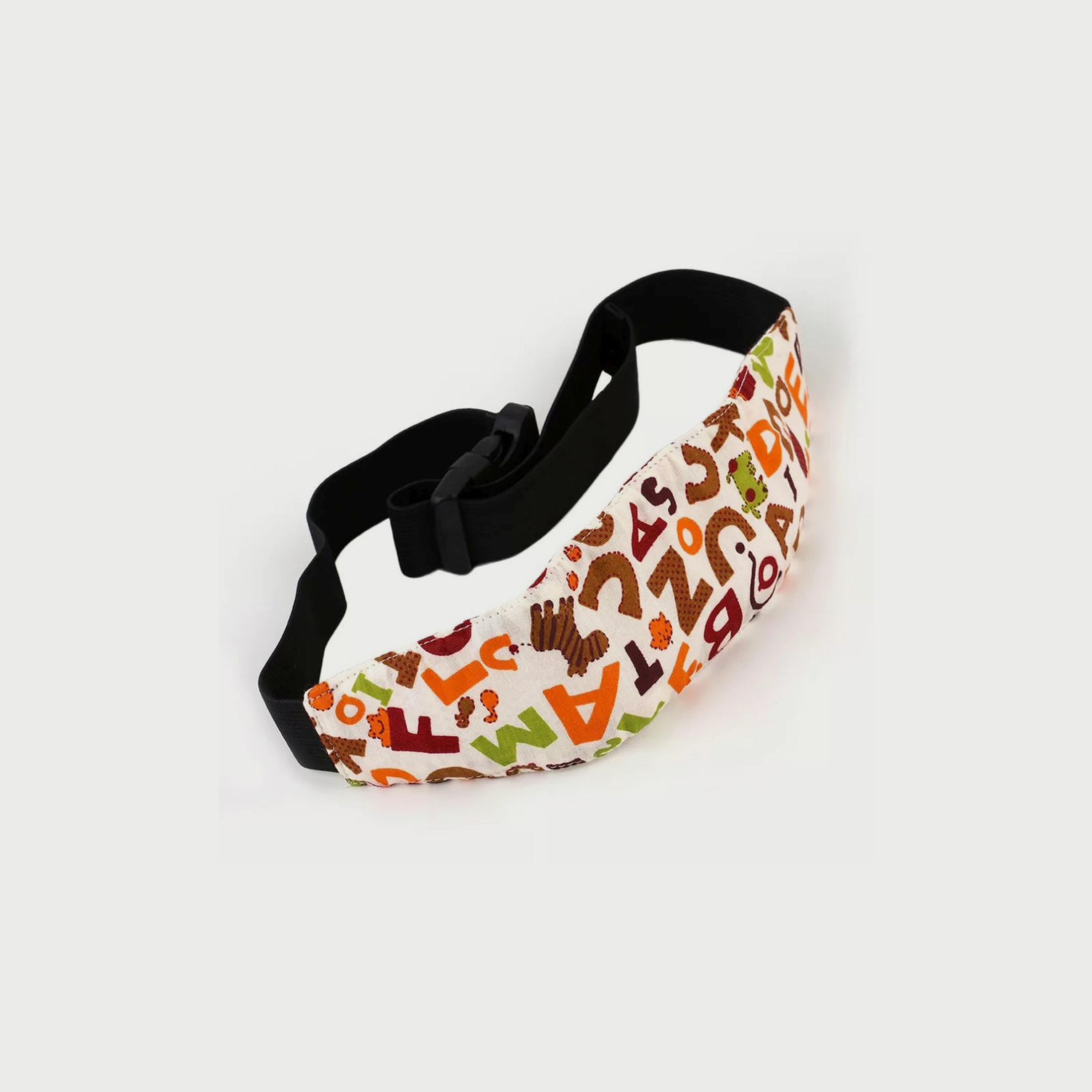 Pikkaboo NapSafe Car Head Support, ABC Brown-baby-gear-carseats-image-3