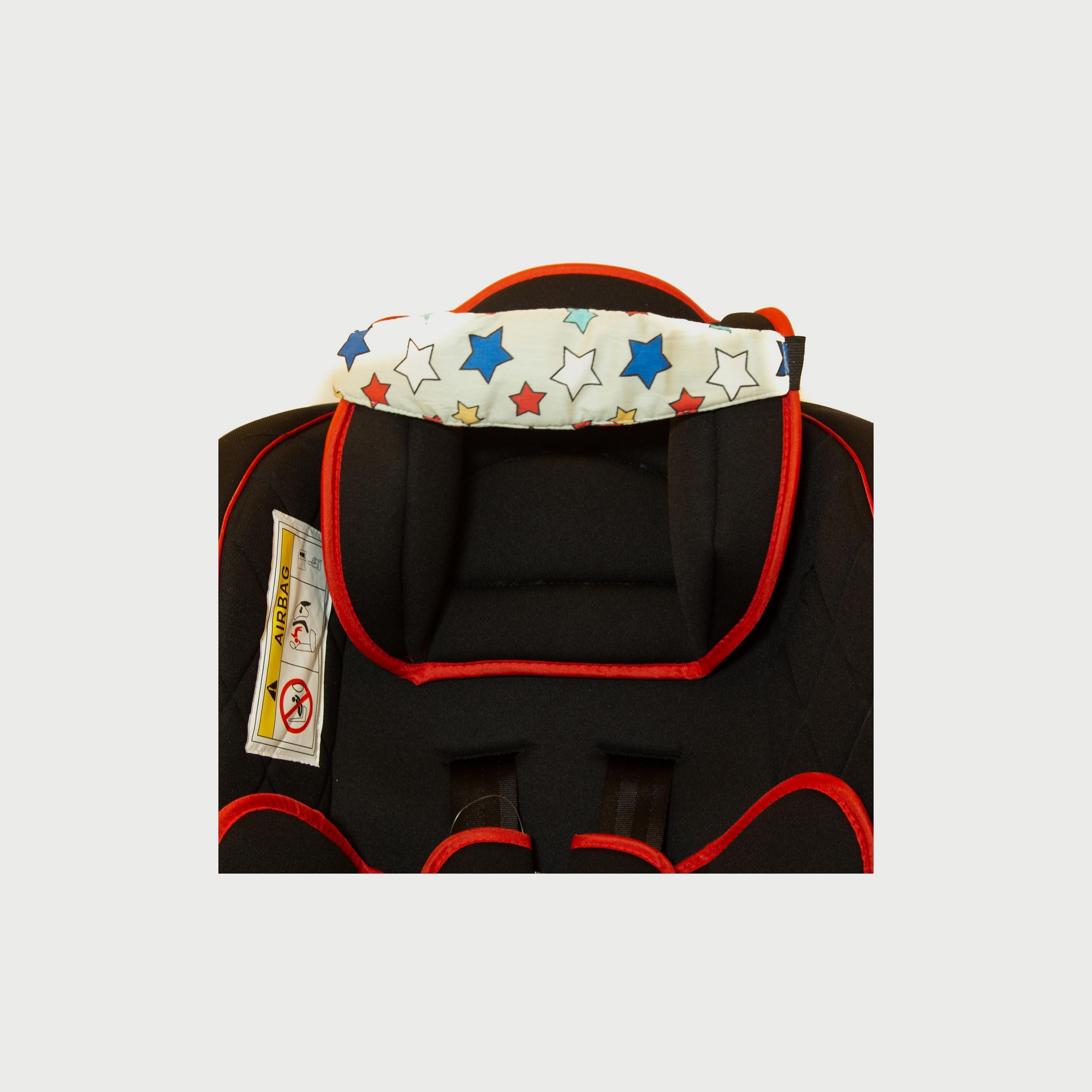 Pikkaboo NapSafe Car Head Support, Colorful Stars-baby-gear-carseats-image-4
