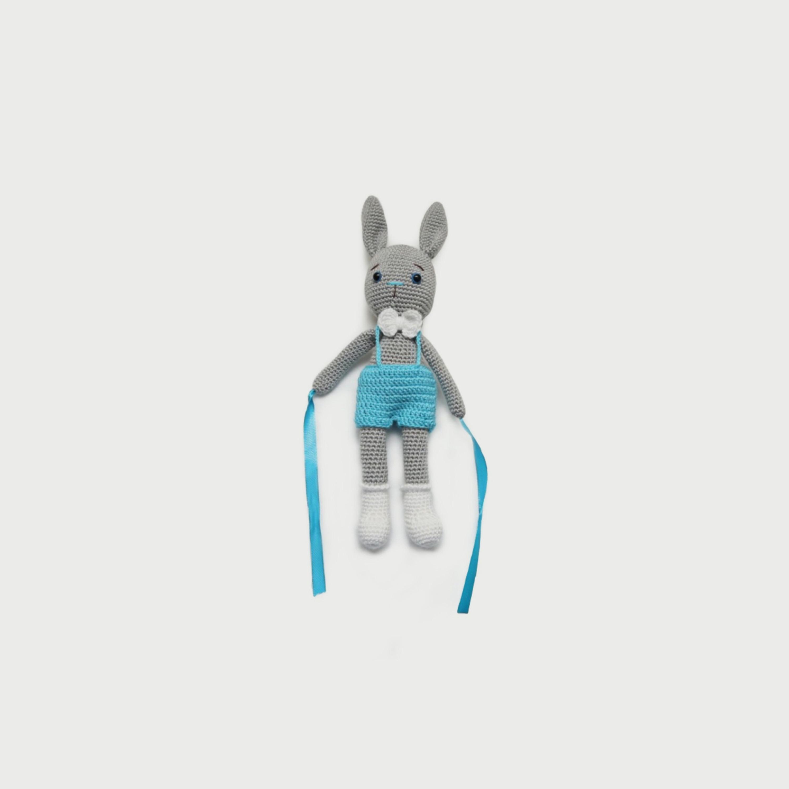 Pikkaboo Crochet Bunny Tieback Clips Pair-baby-nursery-roomdecor-image-2