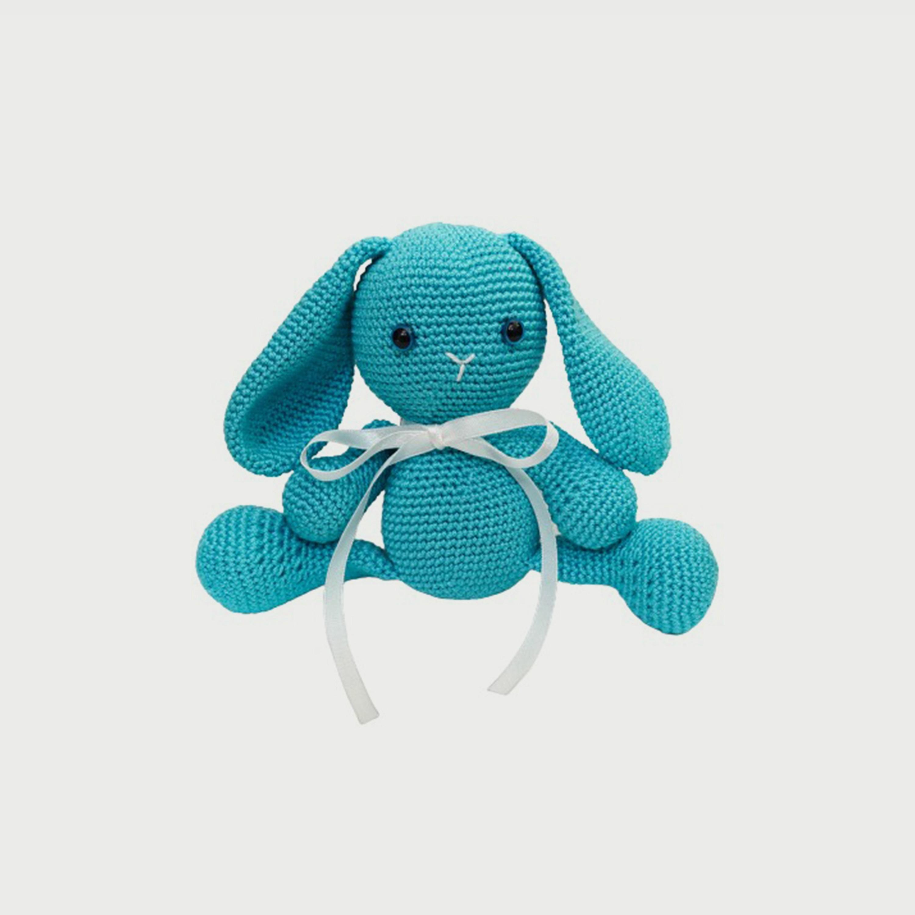Pikkaboo Snuggle and Play Crocheted Bunny-toys-plushsofttoys-animals-image-1