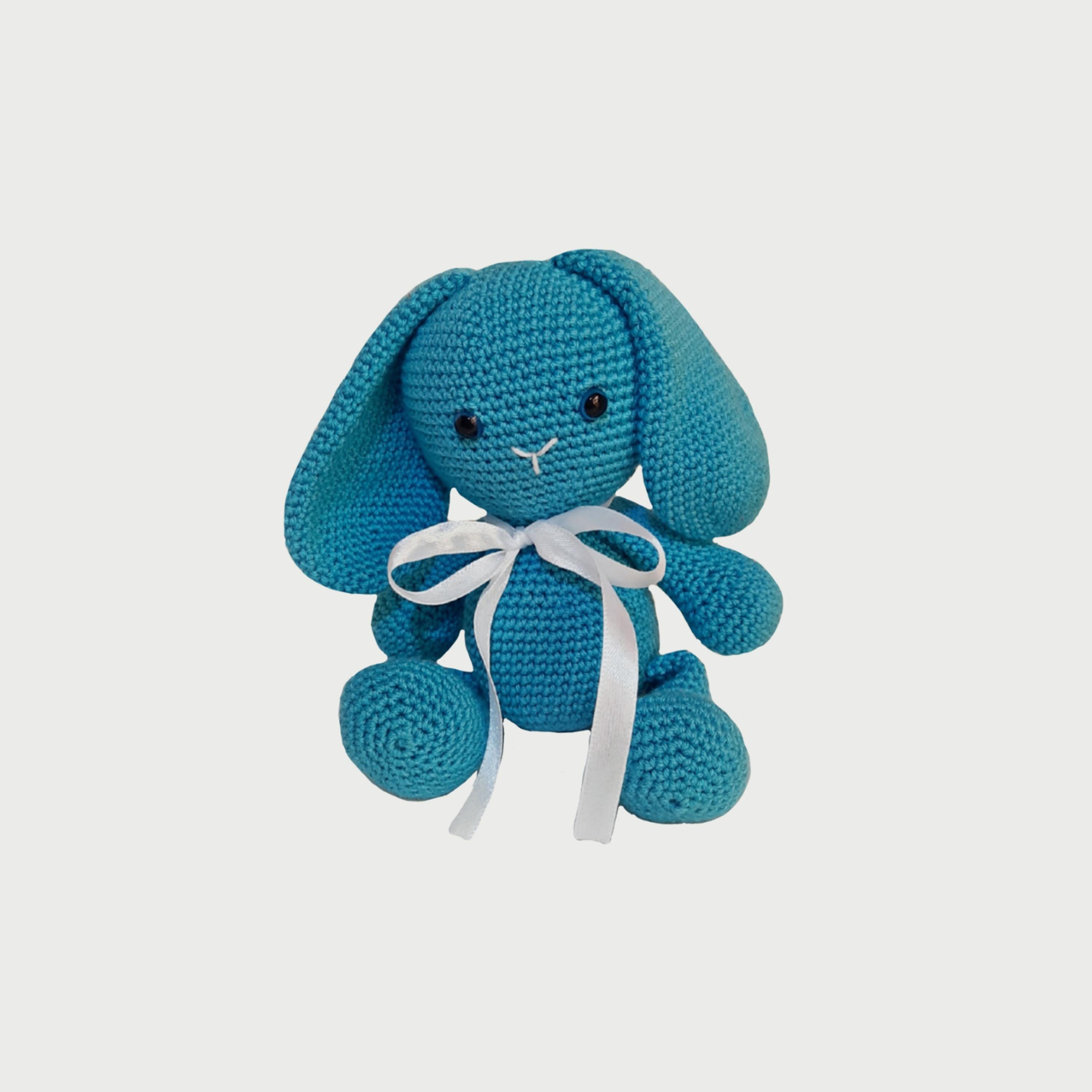 Pikkaboo Snuggle and Play Crocheted Bunny-toys-plushsofttoys-animals-image-2
