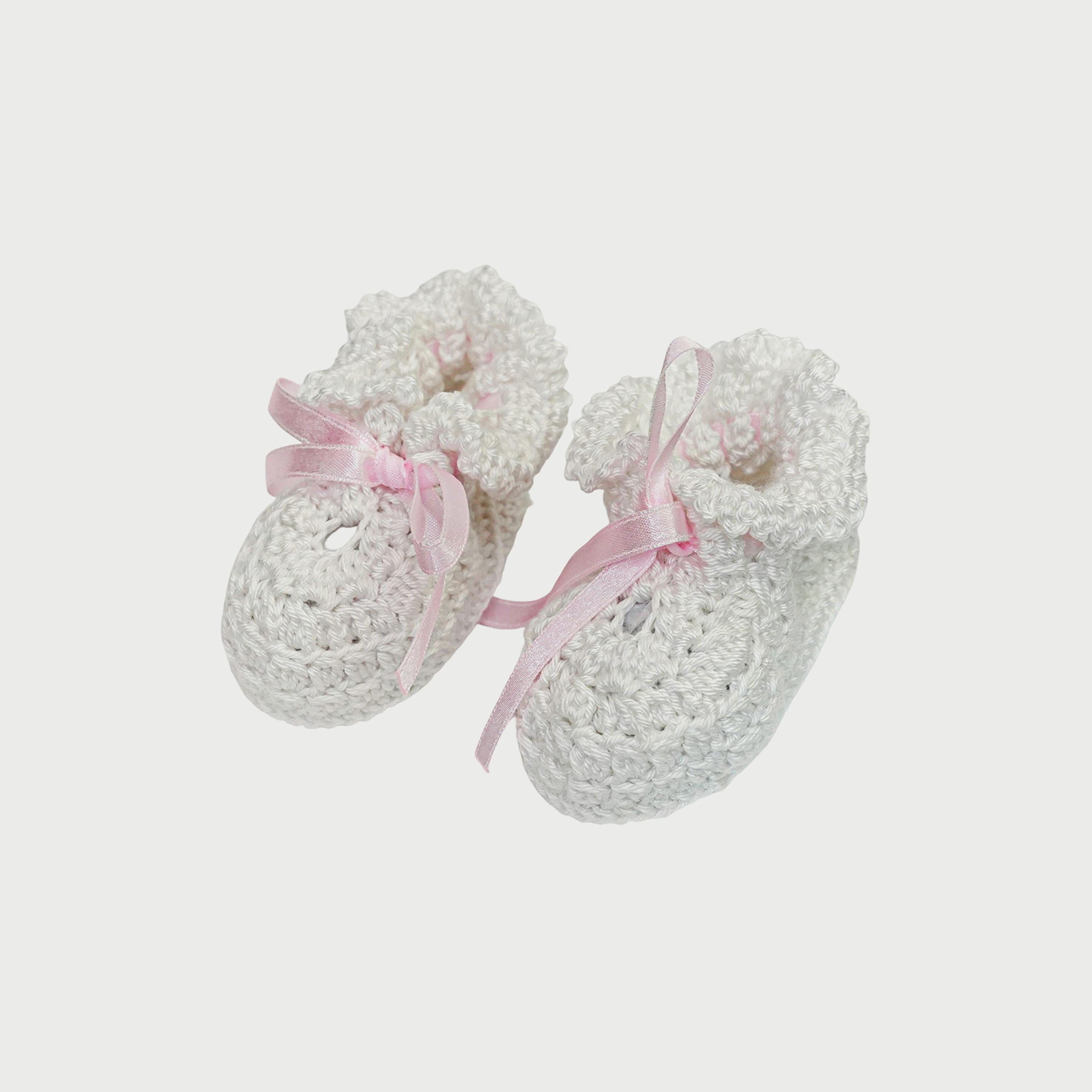 Handmade booties hot sale for babies