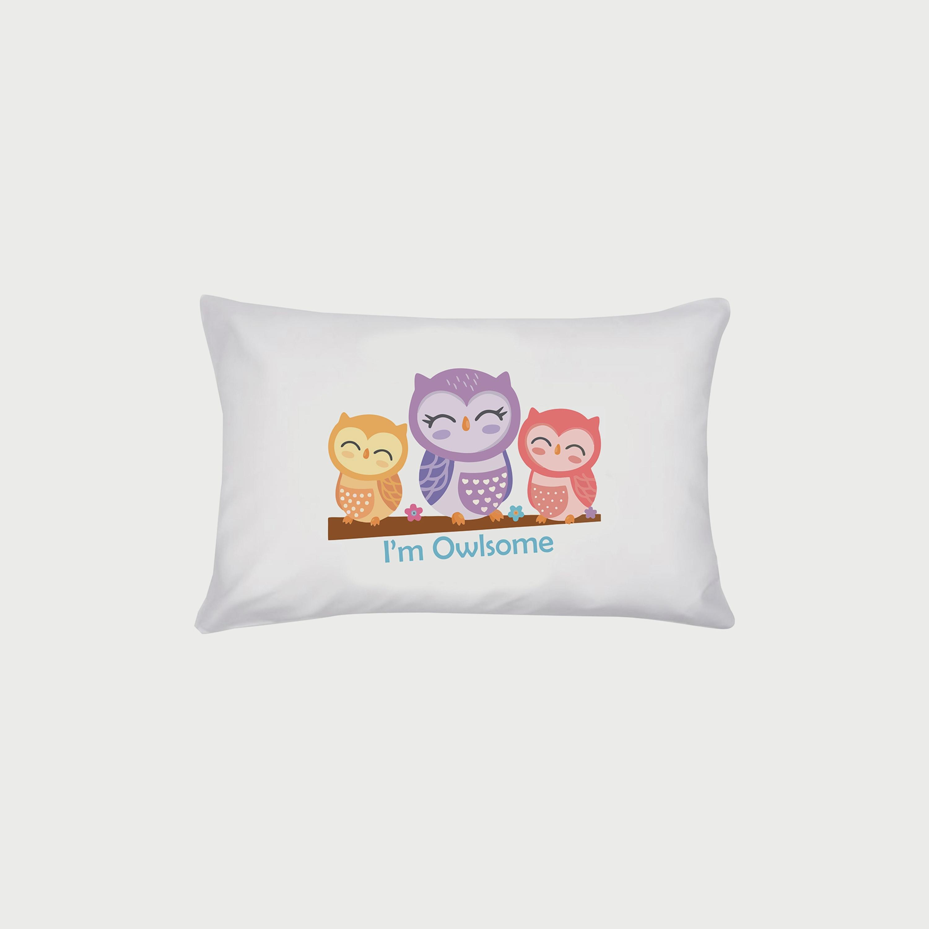 Pikkaboo Pillowcase Cover for Kids, Owl-baby-nursery-babybedding-image-1