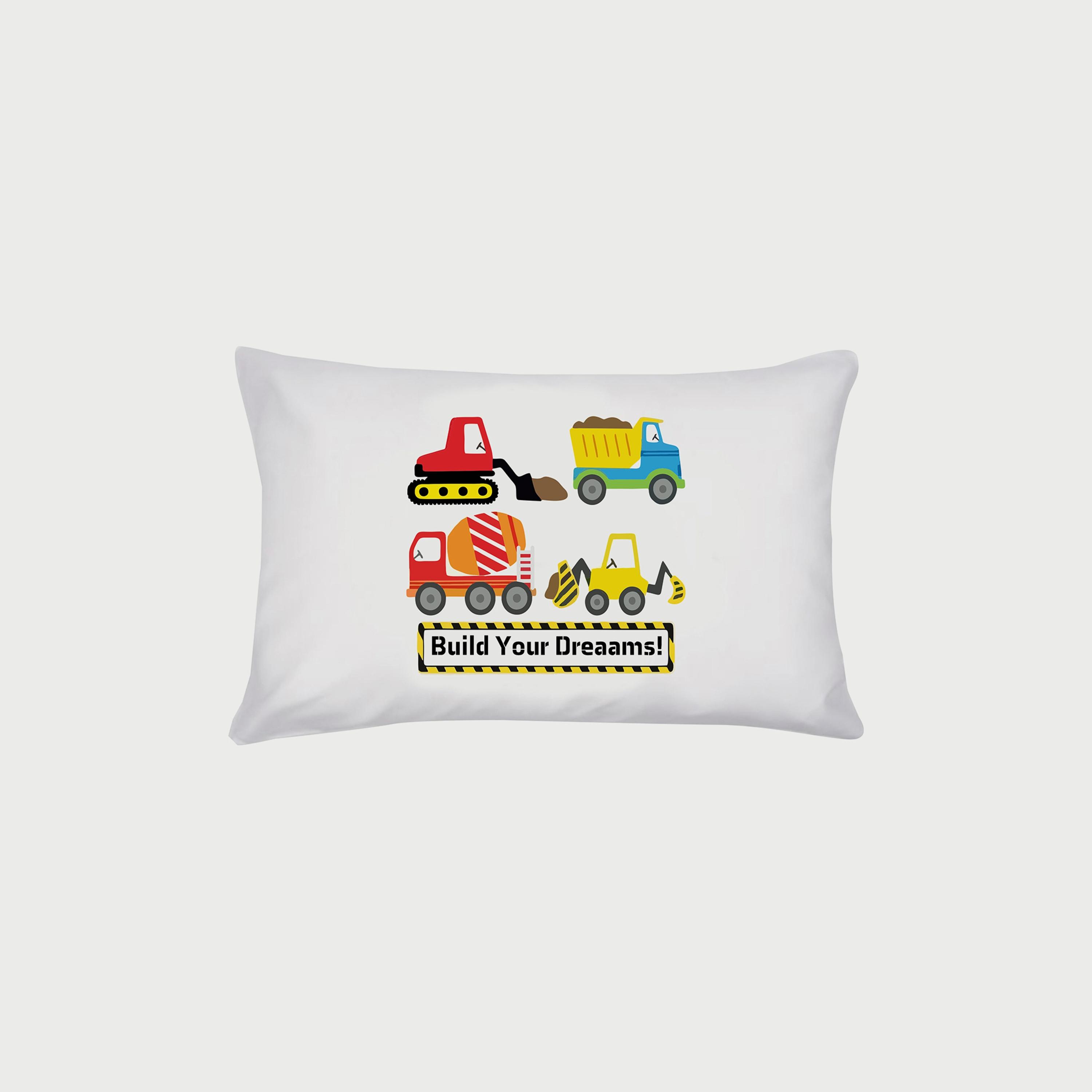 Pikkaboo Pillowcase Cover for Kids, Trucks-baby-nursery-babybedding-image-1