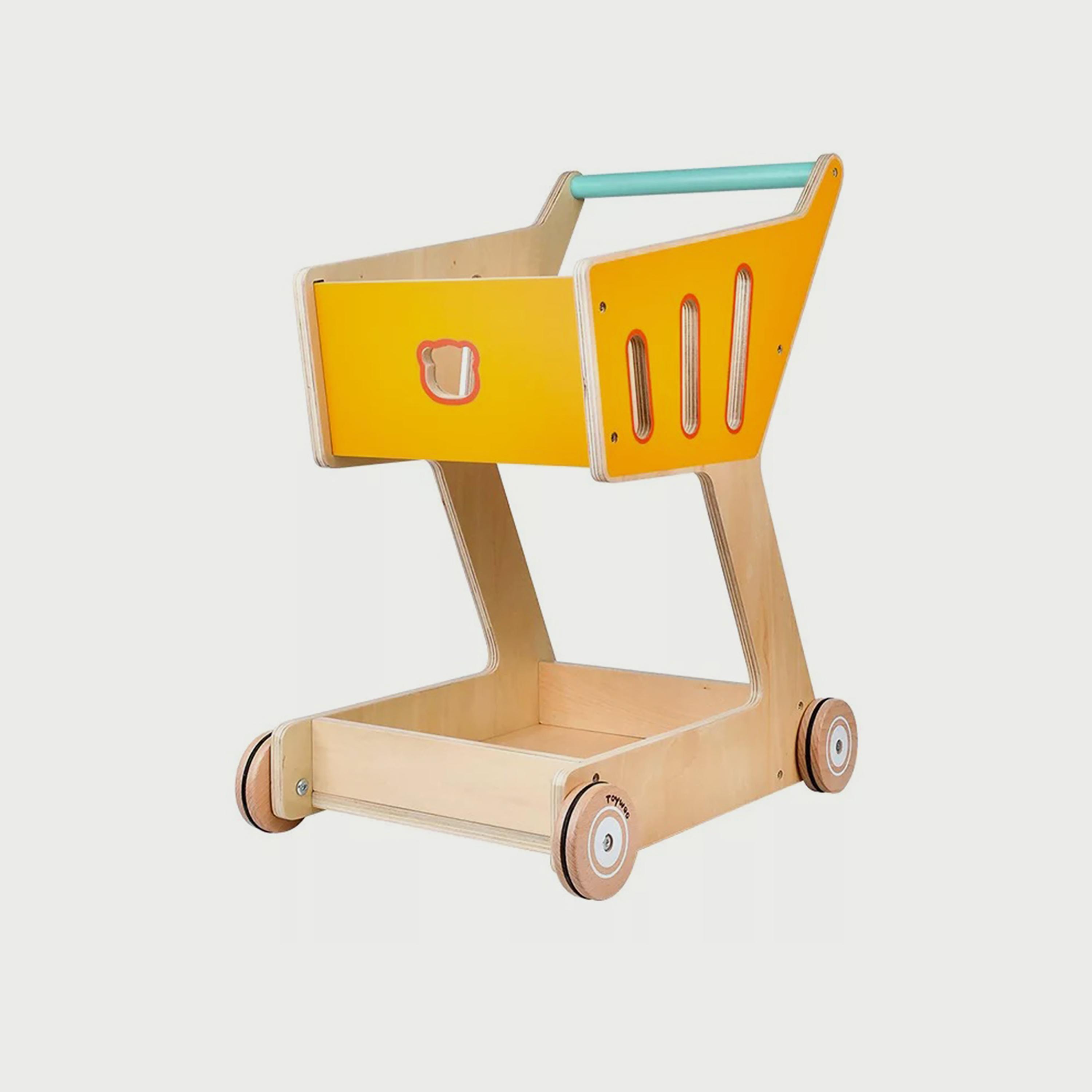 Woody Buddy Supermarket Trolley-toys-roleplay-playfoods-image-1