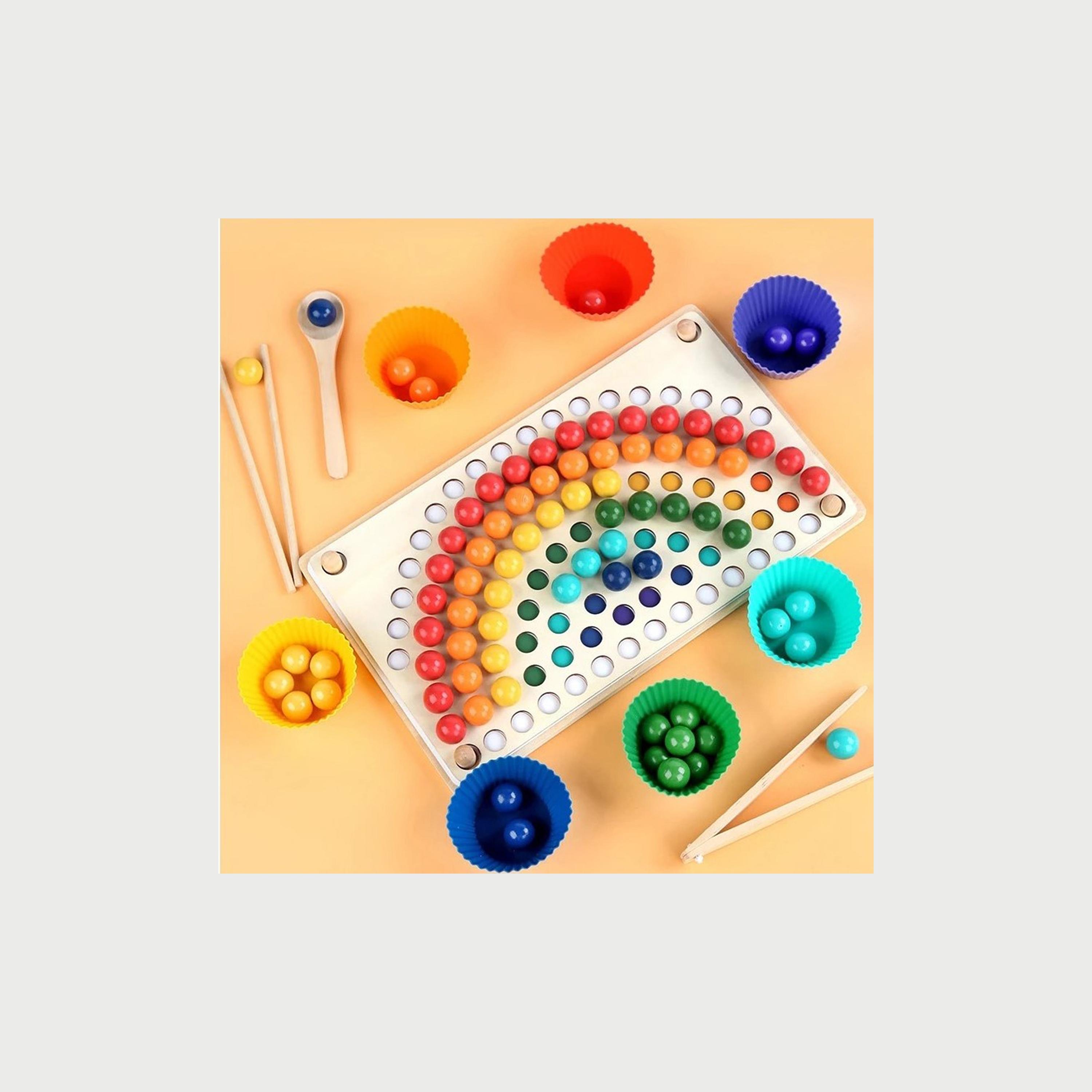 خرز المشبك قوس قزح من وودي بادي-toys-babyandtoddlertoys-learningtoys-image-3