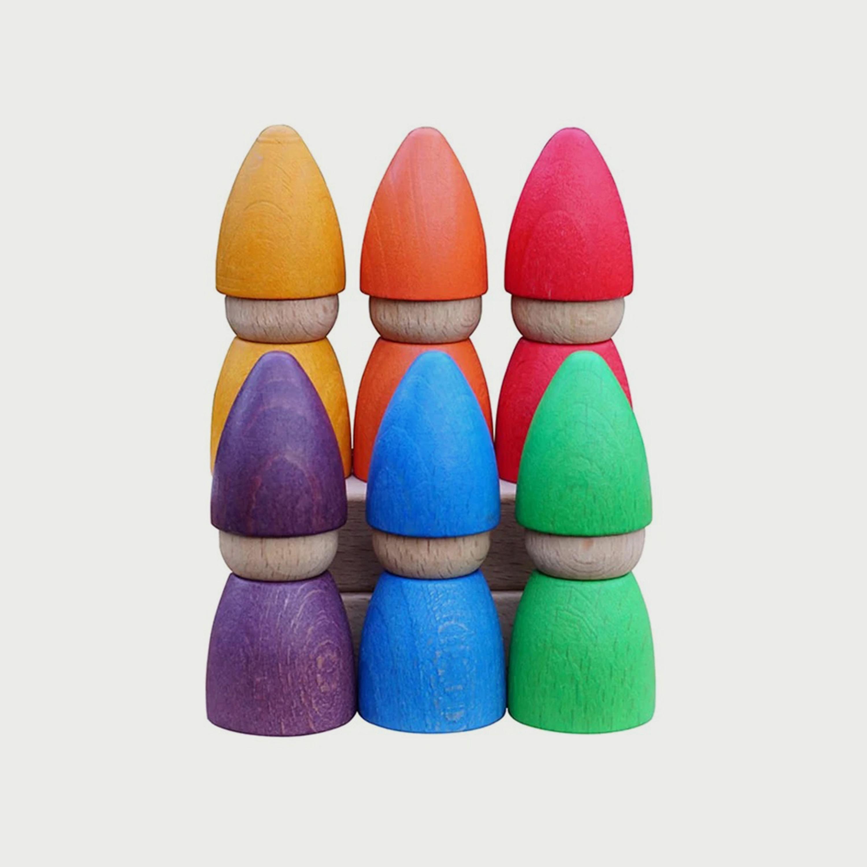 Buy Woody Buddy Rainbow Peg Dolls Online Babyshop UAE
