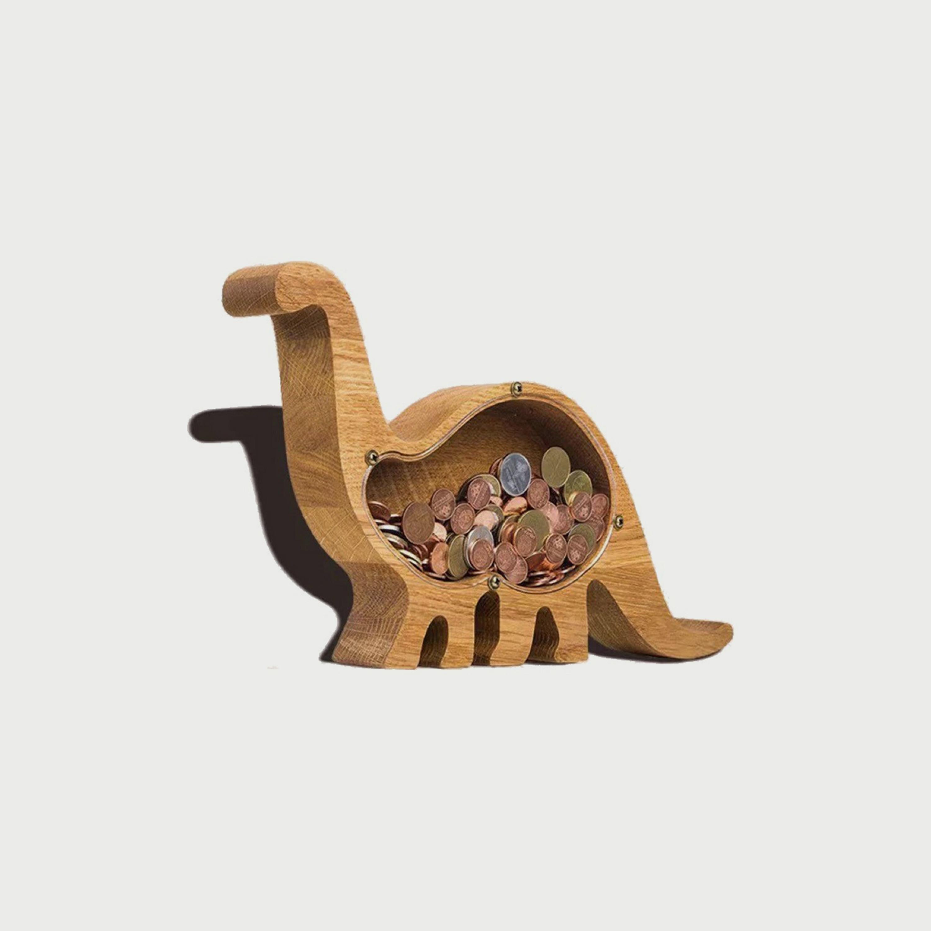 Woody Buddy Animals Shape Piggy Bank, Dino-toys-noveltyandcollectibles-collectibles-image-1