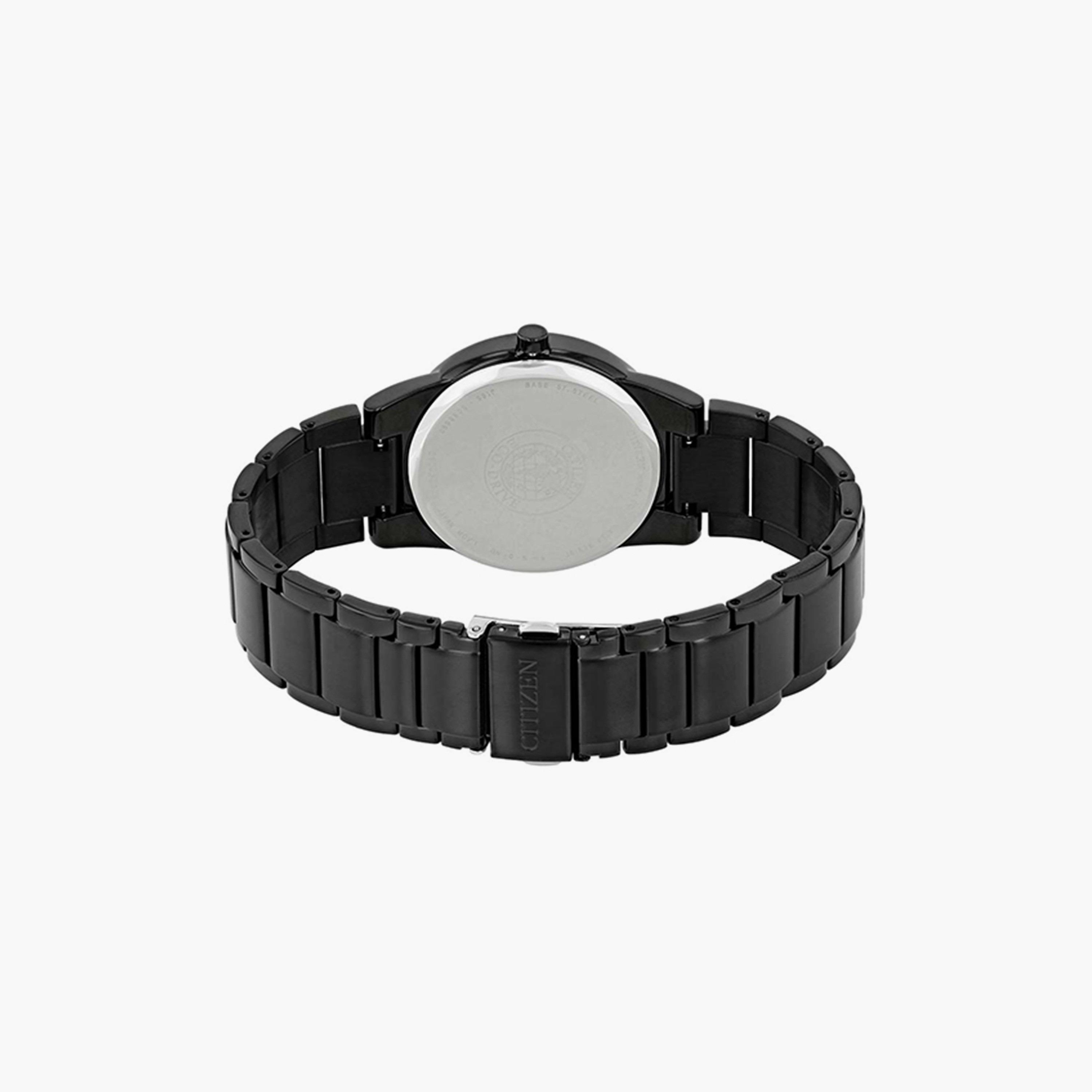 ساعة سيتيزن إيكو درايف للرجال 40 ملم أنالوج بسوار ستانلس ستيل أسود | AU1065-58E-men-watchesandjewellery-watches-image-3