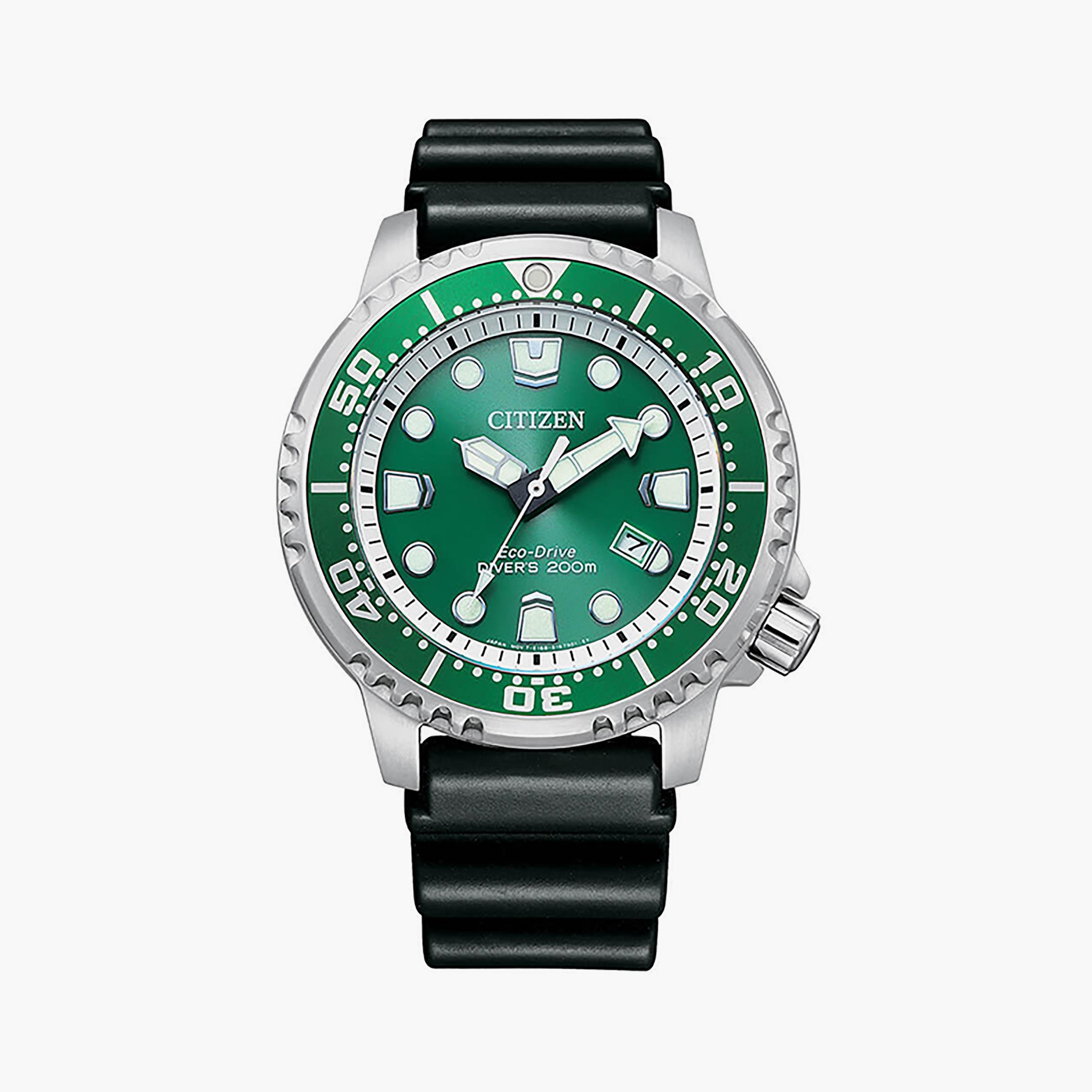 ساعة سيتيزن بروماستر مارين للرجال 44 ملم أنالوج بسوار سيليكون أسود | BN0158-18X-men-watchesandjewellery-watches-image-1