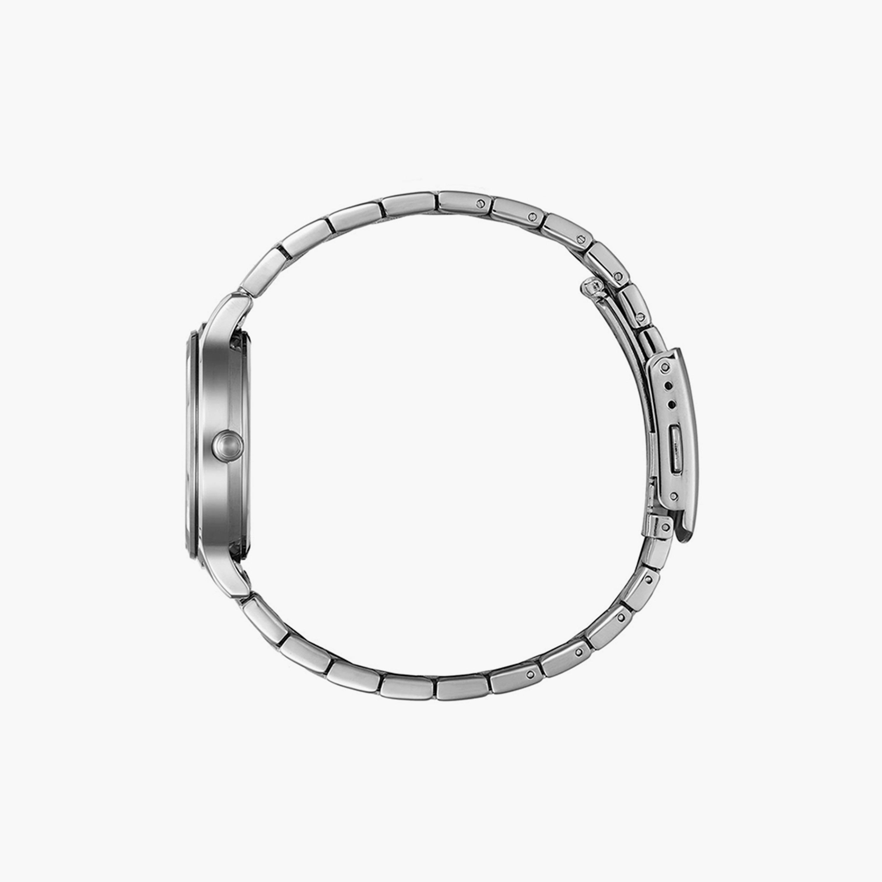 Citizen 33 MM Silver Chronograph Stainless Steel Strap Watch | ED8180-52X-women-watchesandjewellery-watches-image-2