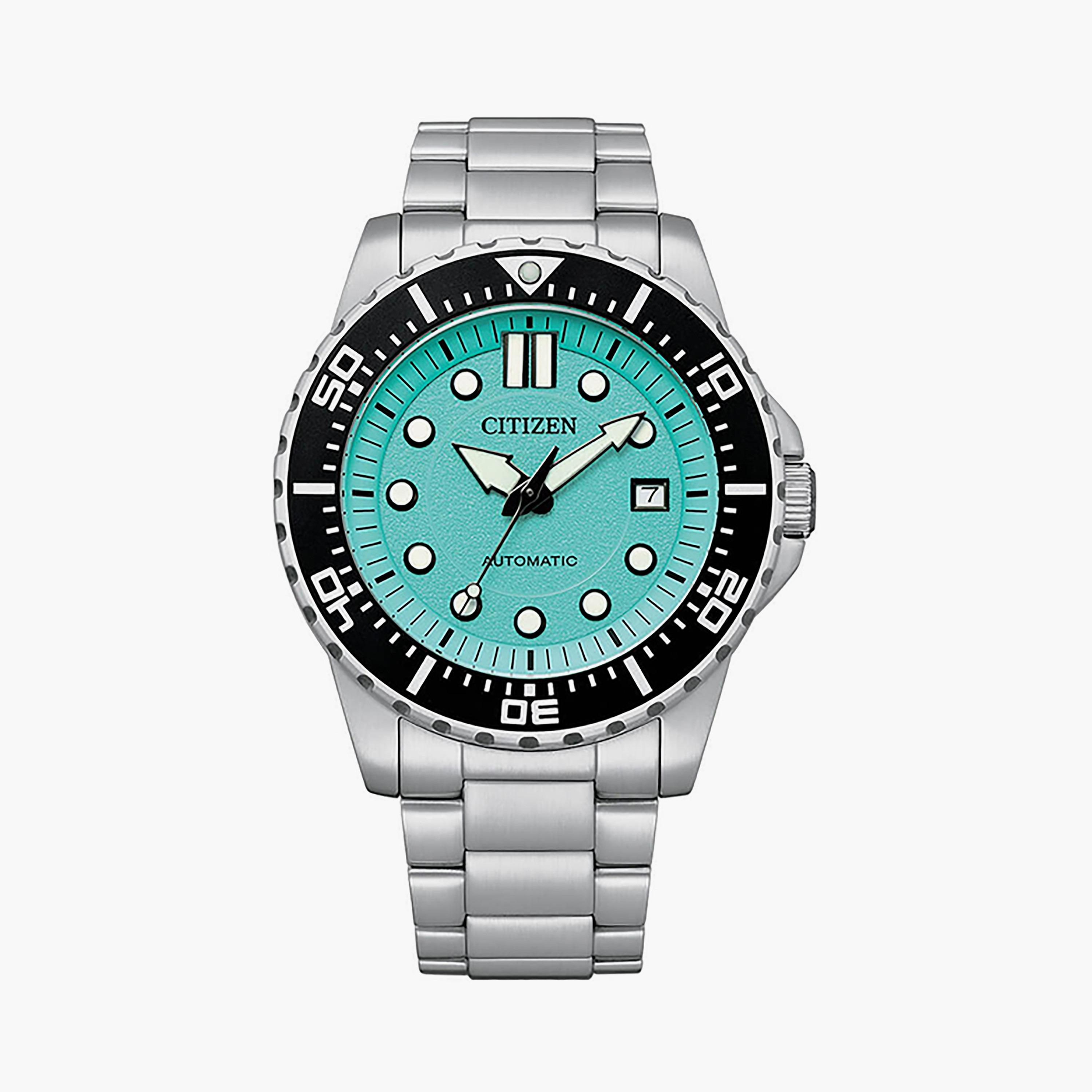 NJ0170-83X | ساعة يد أوتوماتيكية من سيتيزن للرجل 43 ملم فضي بسوار ستانلس ستيل-men-watchesandjewellery-watches-image-1