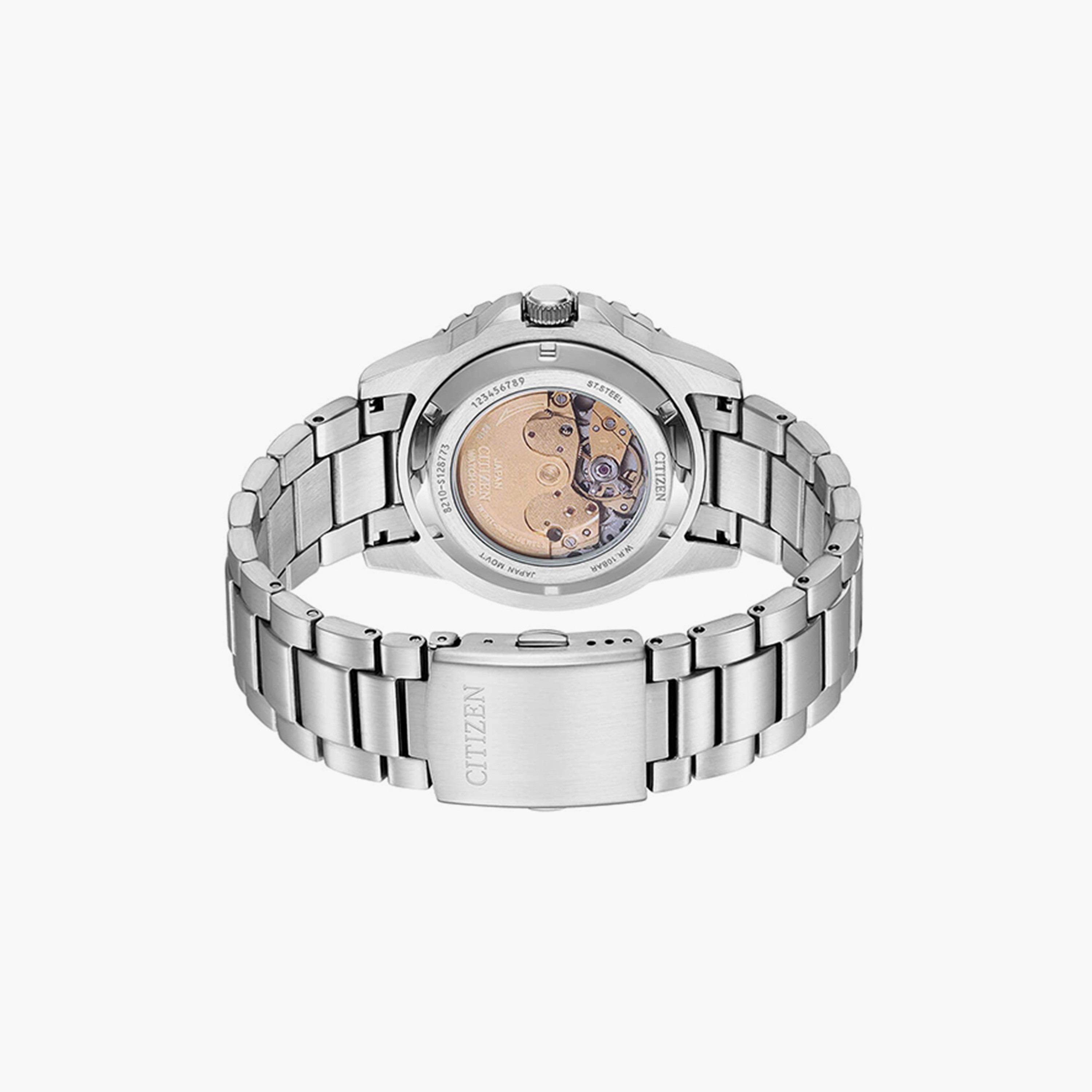 Citizen Men 43 MM Silver Automatic Stainless Steel Strap Watch | NJ0170-83X-men-watchesandjewellery-watches-image-3